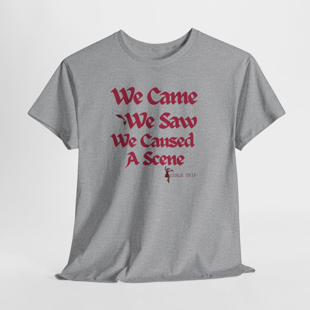 We Came We Saw We Caused A Scene T‑Shirt