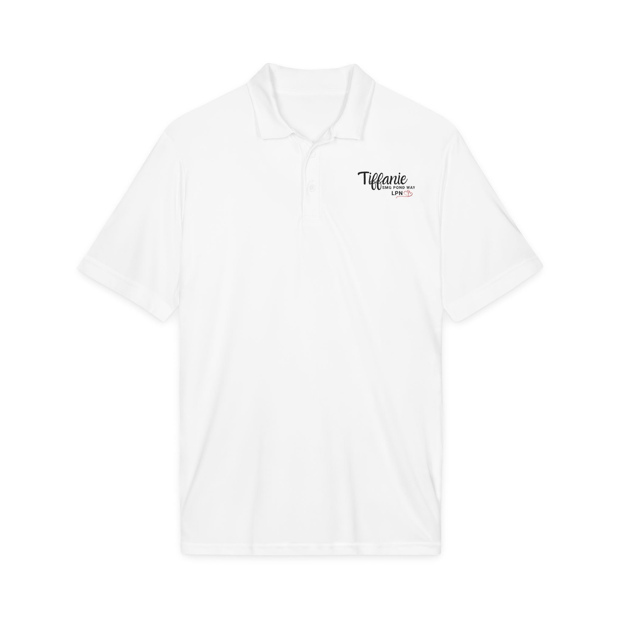 Tiffanie Logo with a Heart Work Polo