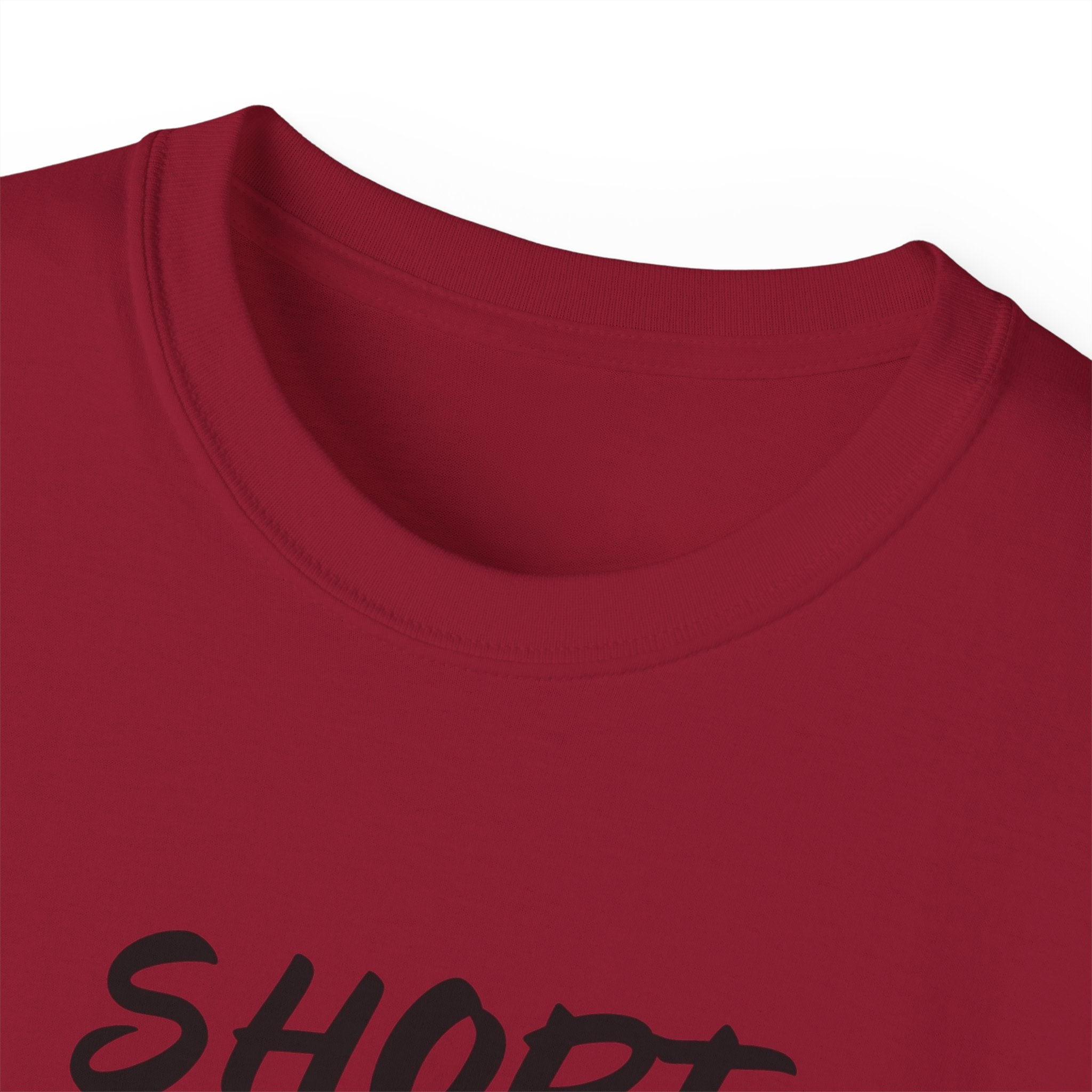 "Short Answer IDGAF" Cotton Tee — Funny Graphic Statement T-Shirt