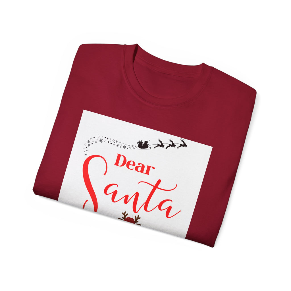 Dear Santa, Cool Uncle Tee, Funny Christmas Gift, Holiday T-Shirt, Unisex Cotton Shirt, Family Gatherings, Uncle Humor Apparel