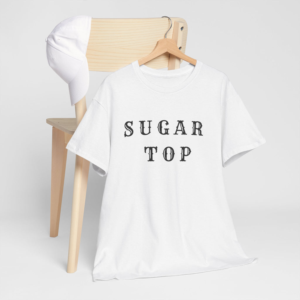 Sugar Top Minimalist Unisex Heavy Cotton Tee