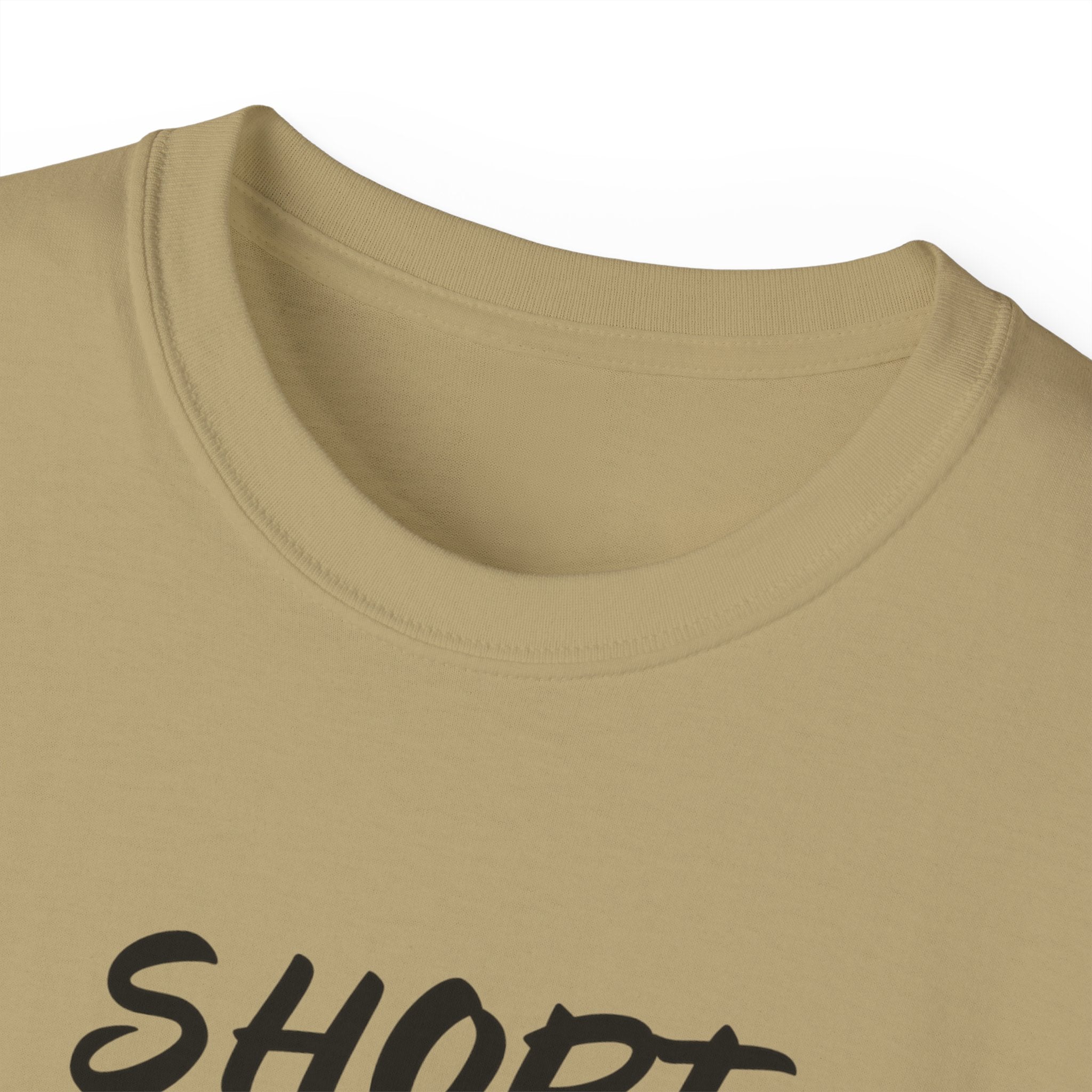 "Short Answer IDGAF" Cotton Tee — Funny Graphic Statement T-Shirt