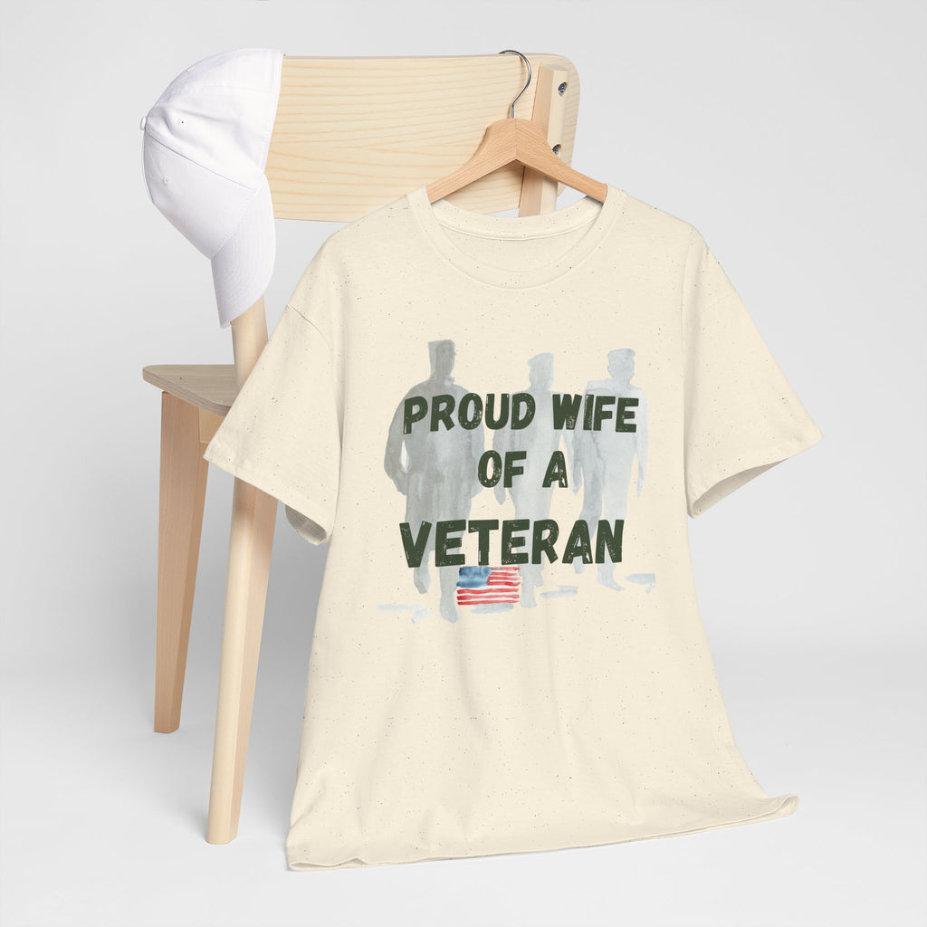 Veteran Wife T-Shirt — Proud Military Spouse Tee
