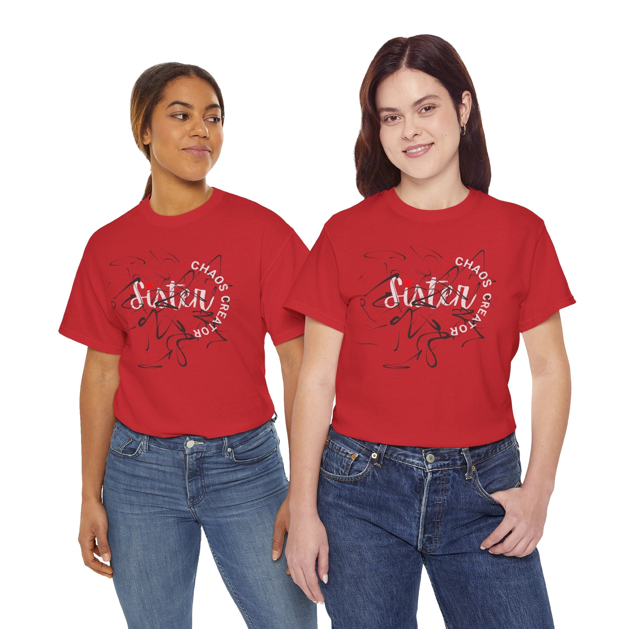 Sister Tee — 'Chaos Creator' Lightweight Sister Graphic T-Shirt