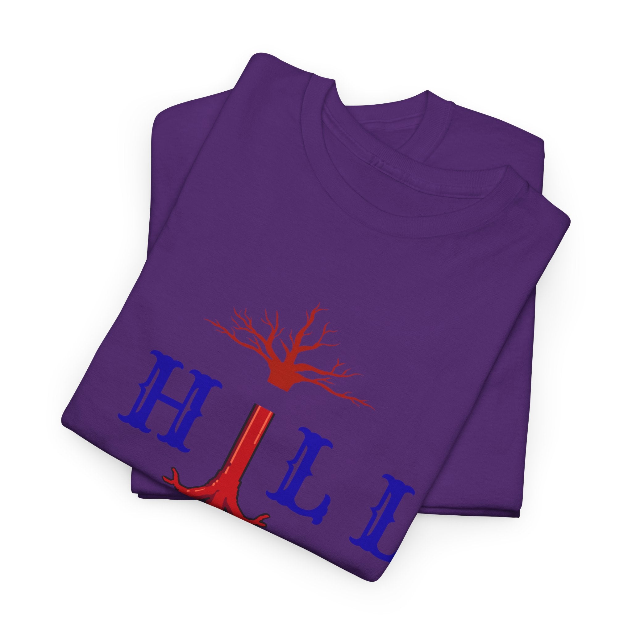 T-Shirt — Hill Roots Logo Tee (red tree roots graphic)