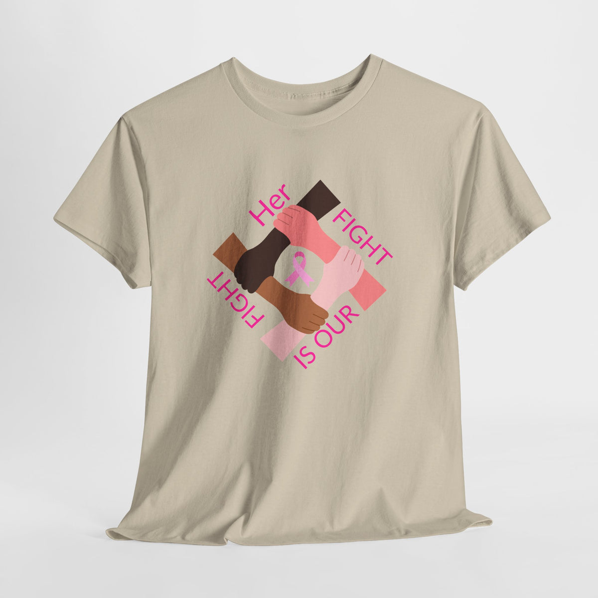 Her Fight Is Our Fight Breast Cancer Awareness T-Shirt