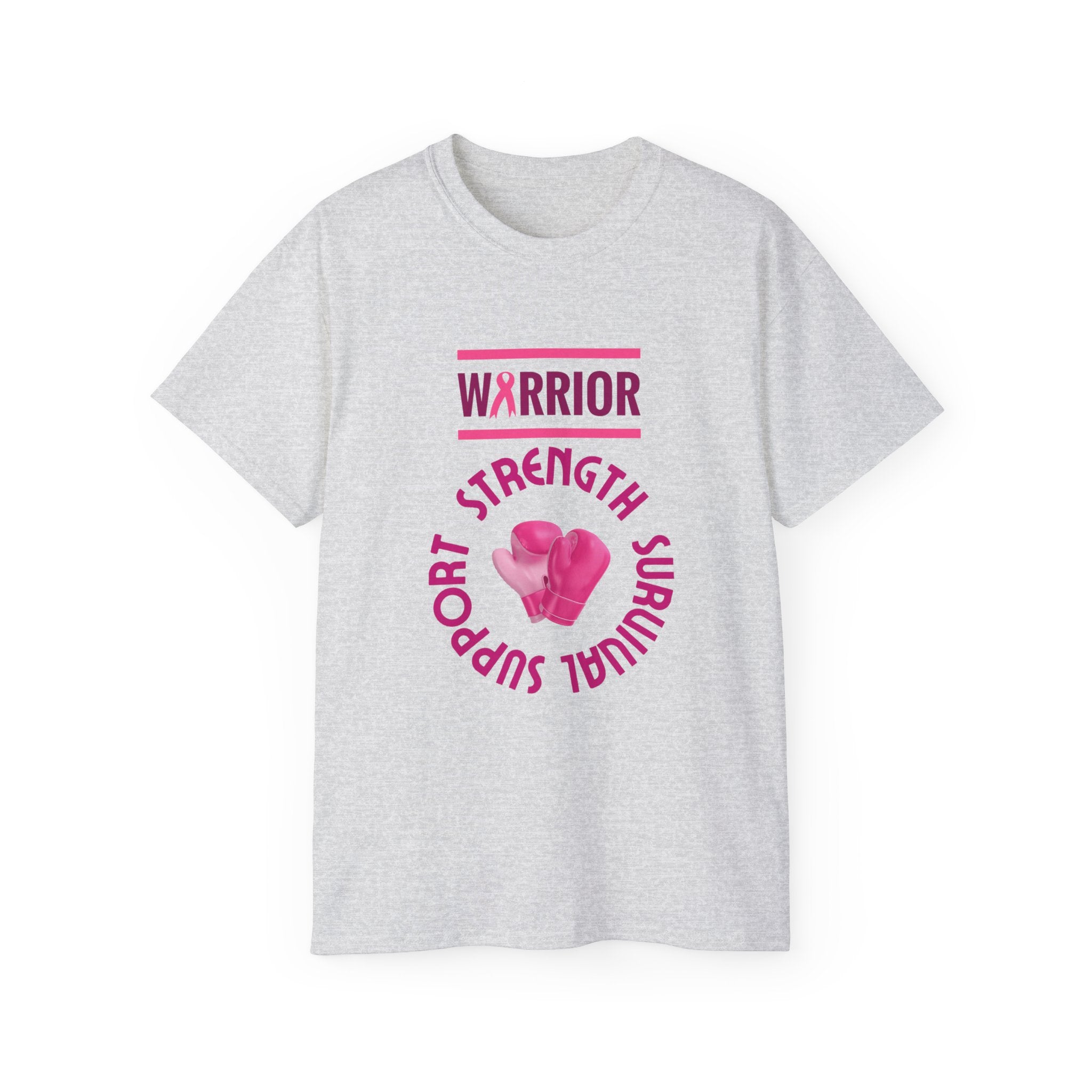 Breast Cancer Warrior T-Shirt — Support Strength Survival Tee