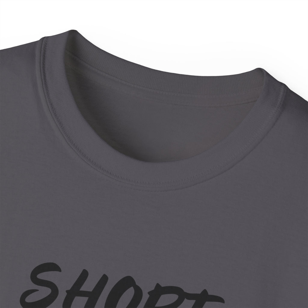 "Short Answer IDGAF" Cotton Tee — Funny Graphic Statement T-Shirt