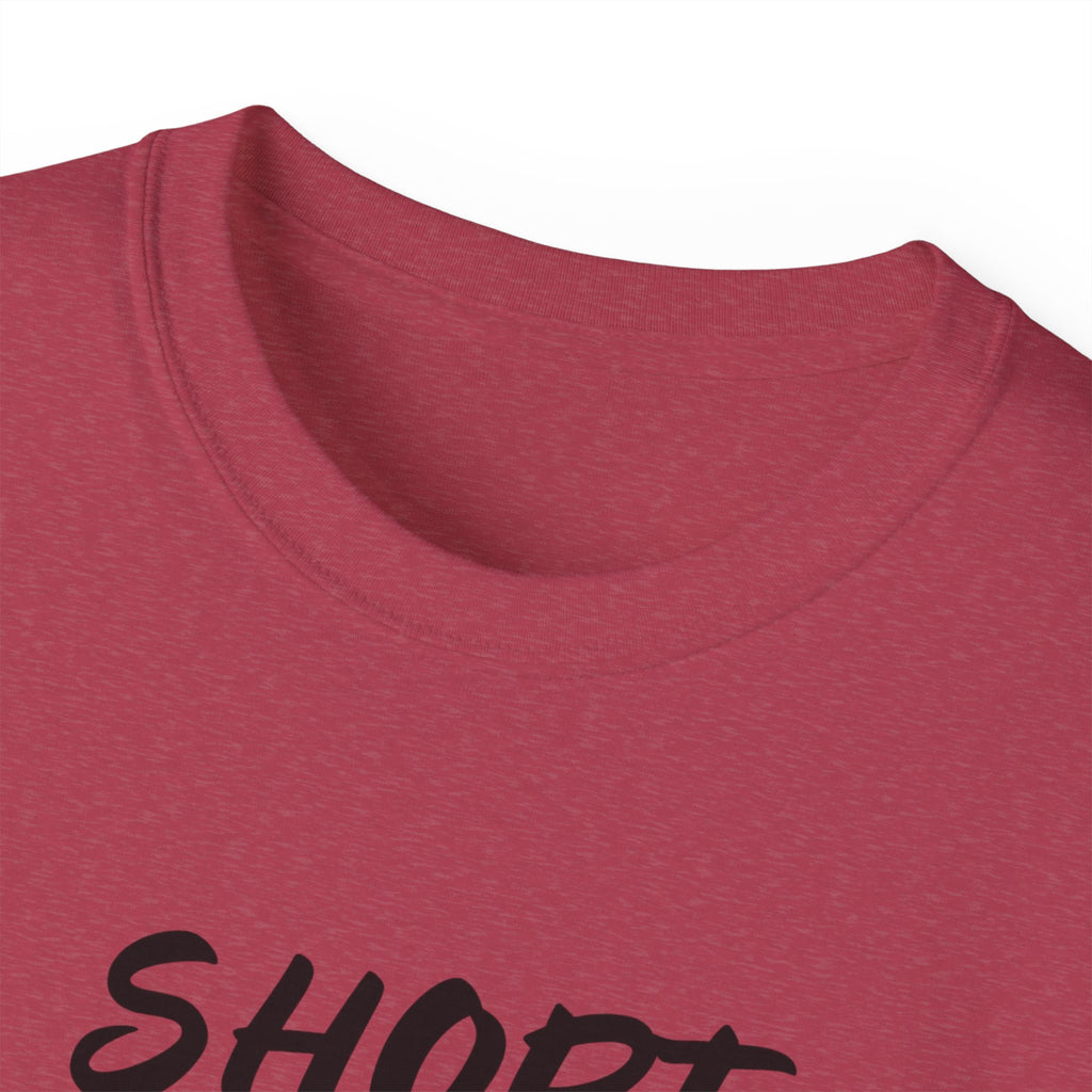 "Short Answer IDGAF" Cotton Tee — Funny Graphic Statement T-Shirt
