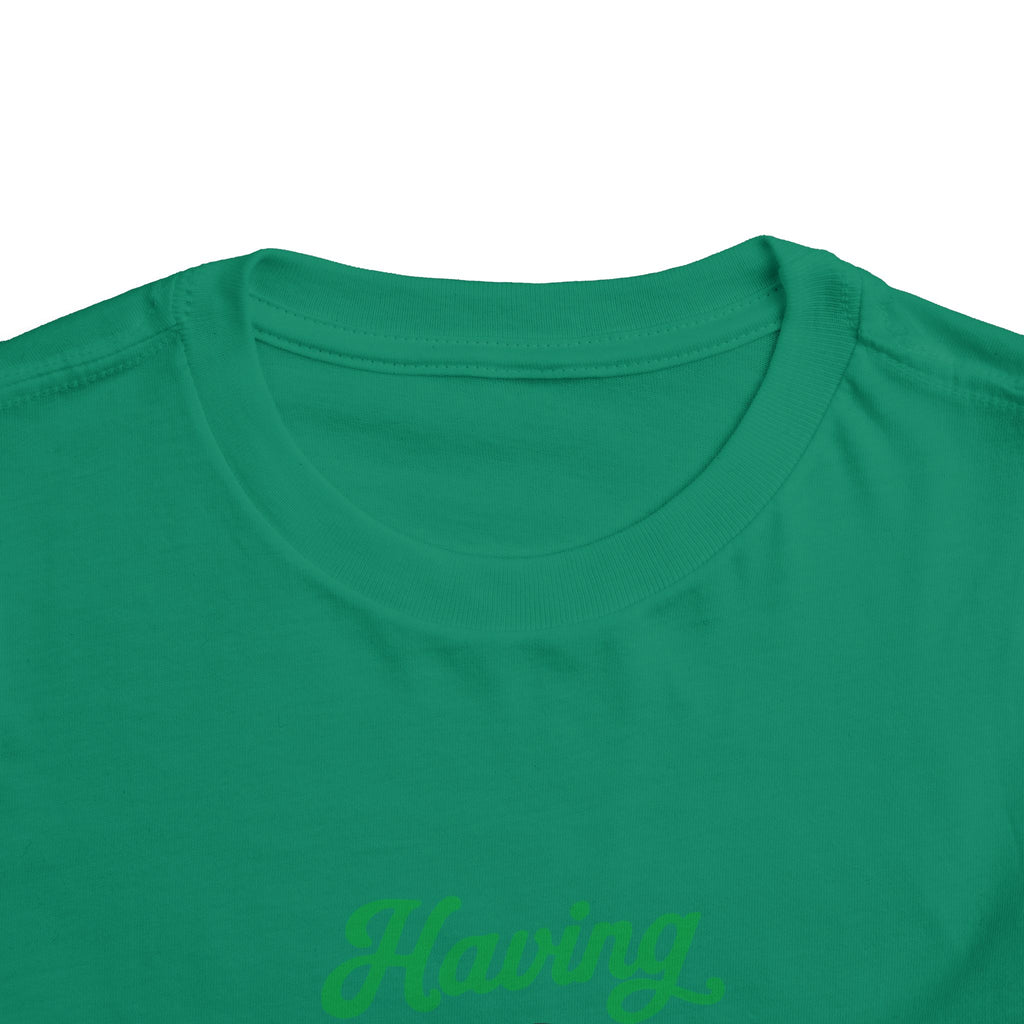 Having a Meltdown Snowman Christmas Toddler Short Sleeve Tee