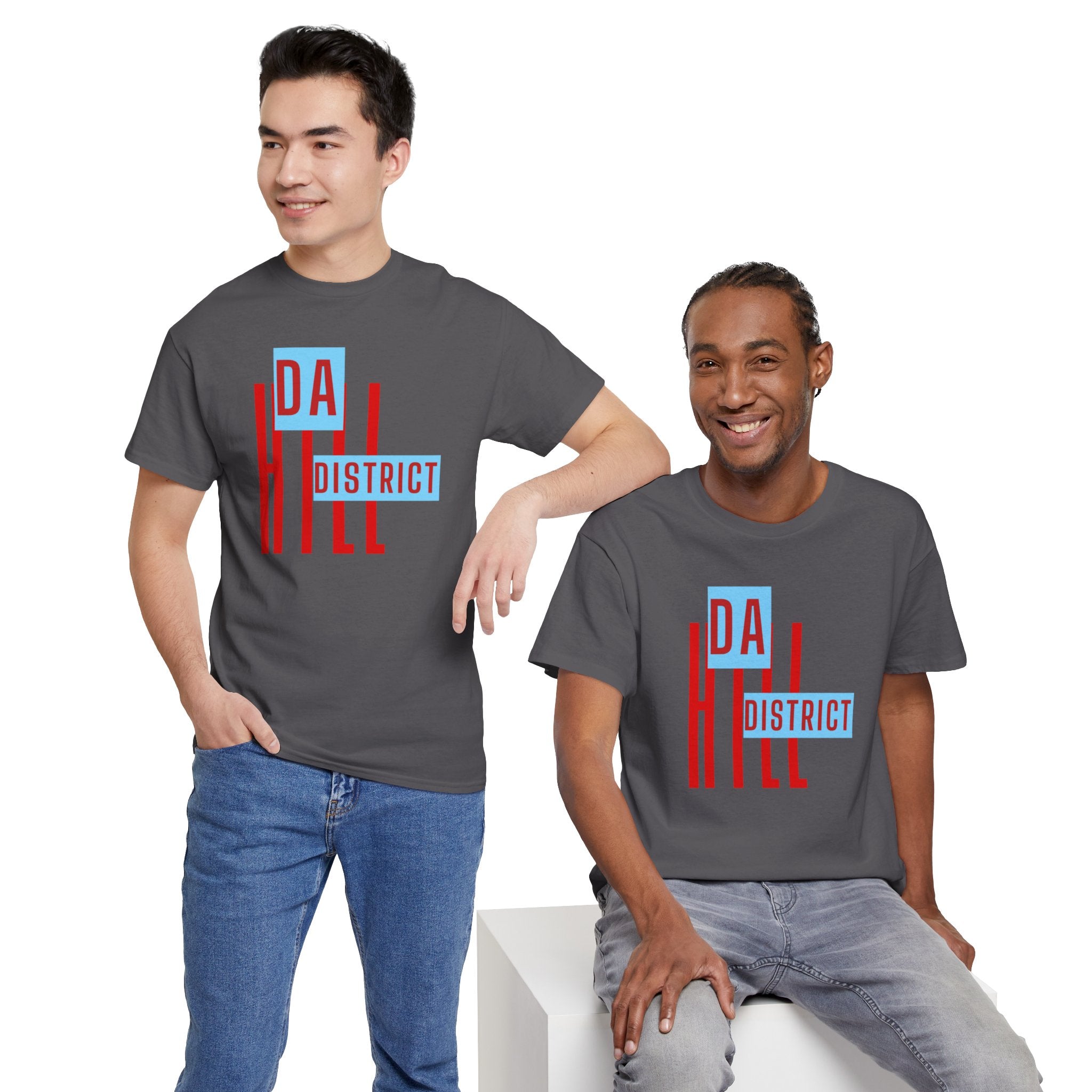 Hill District Retro Logo T‑Shirt — "Da Hill District" Pittsburgh Pride Tee