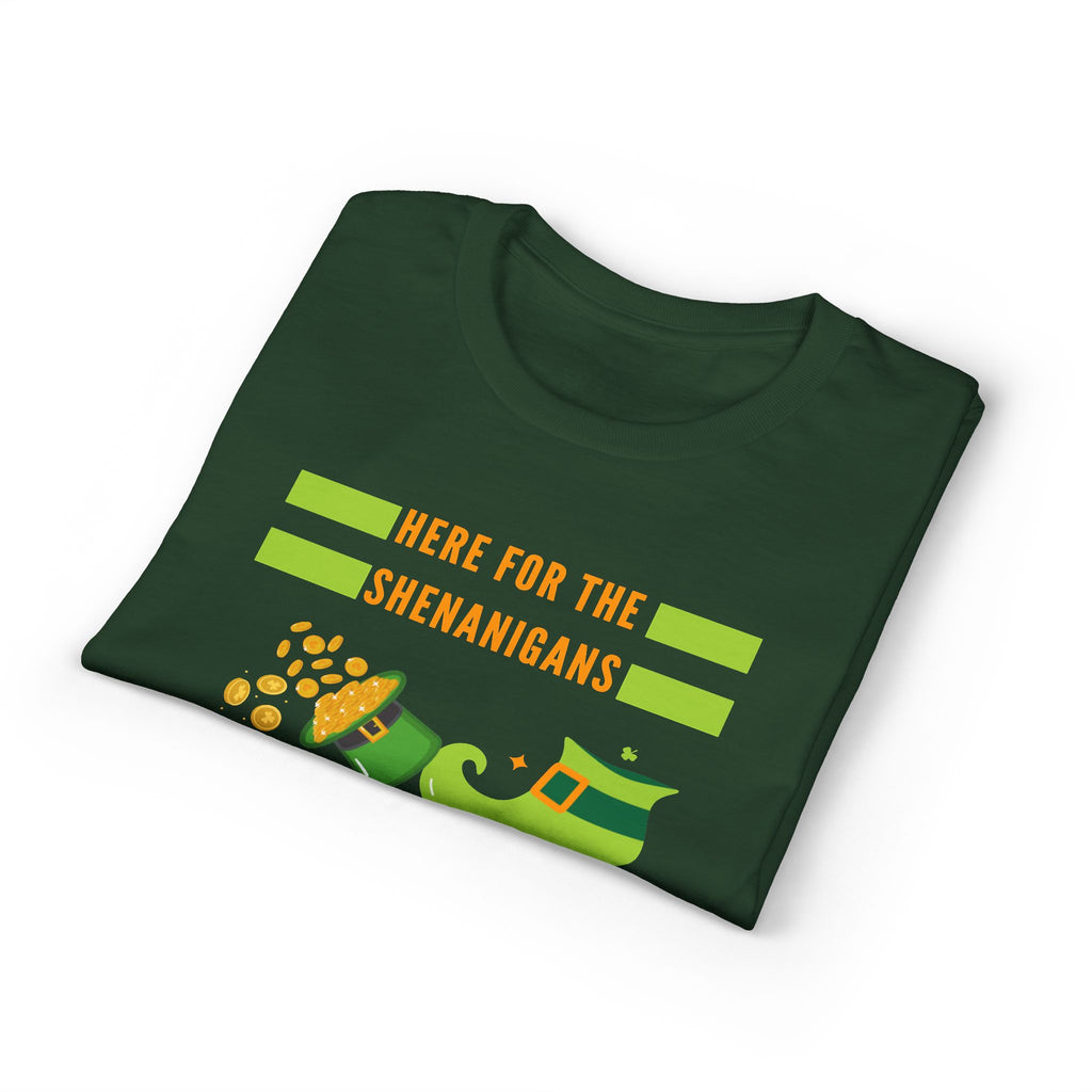 Here for the Shenanigans Unisex DryBlend® St. Patrick's Day T-Shirt