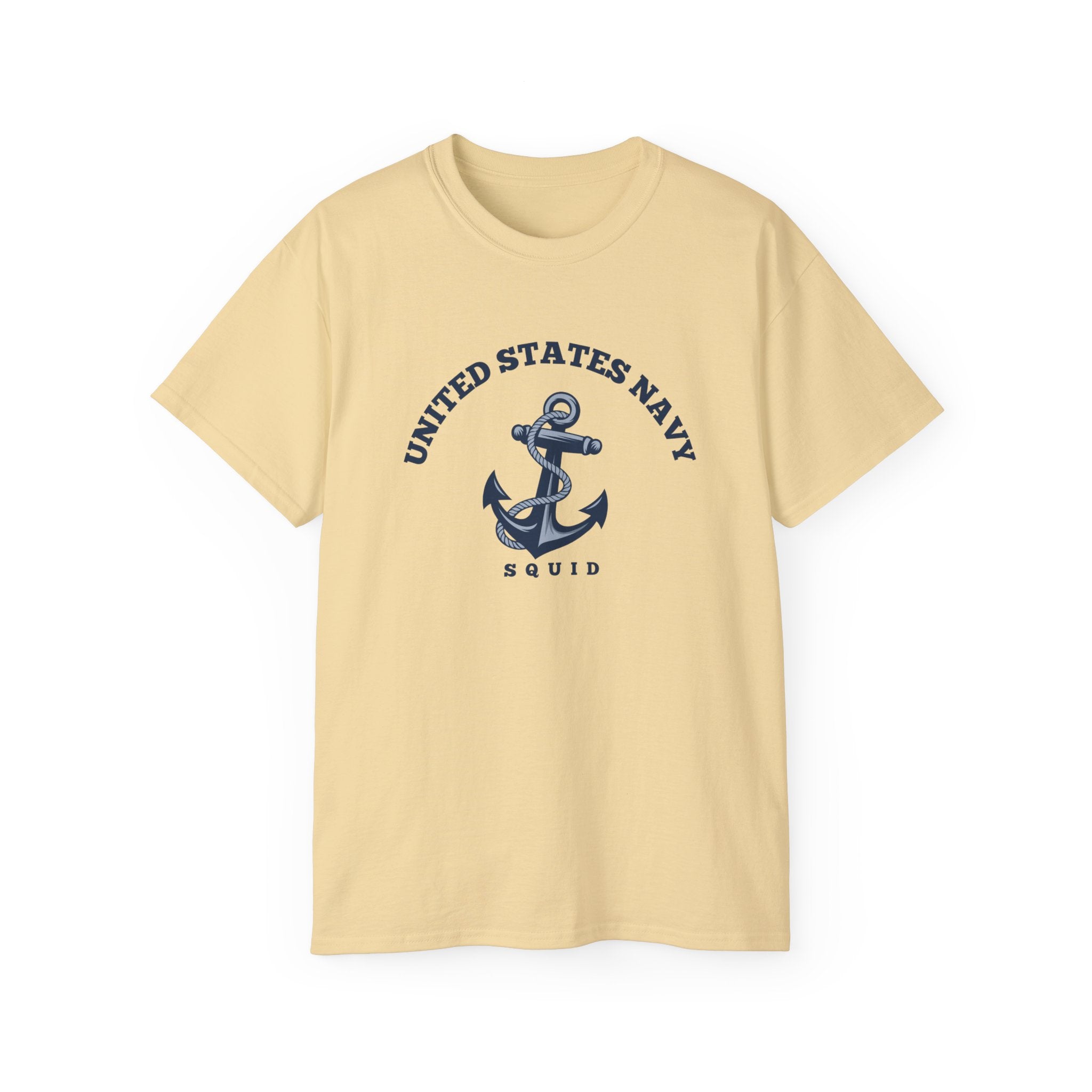 United States Navy Anchor Tee — "Squid" Graphic Cotton T-Shirt