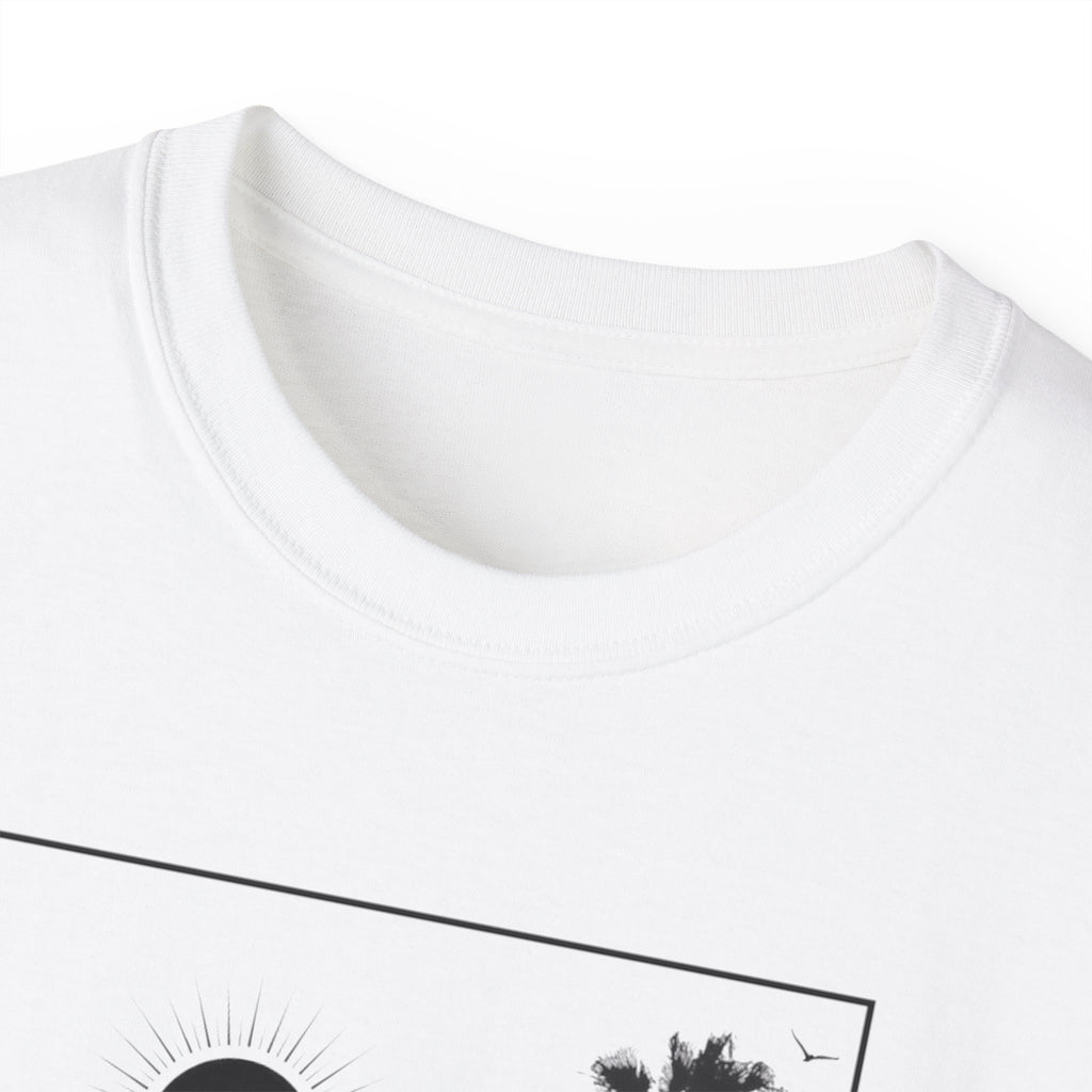 Vacation Loading T‑Shirt — Retro Palm & Sunset Graphic Tee
