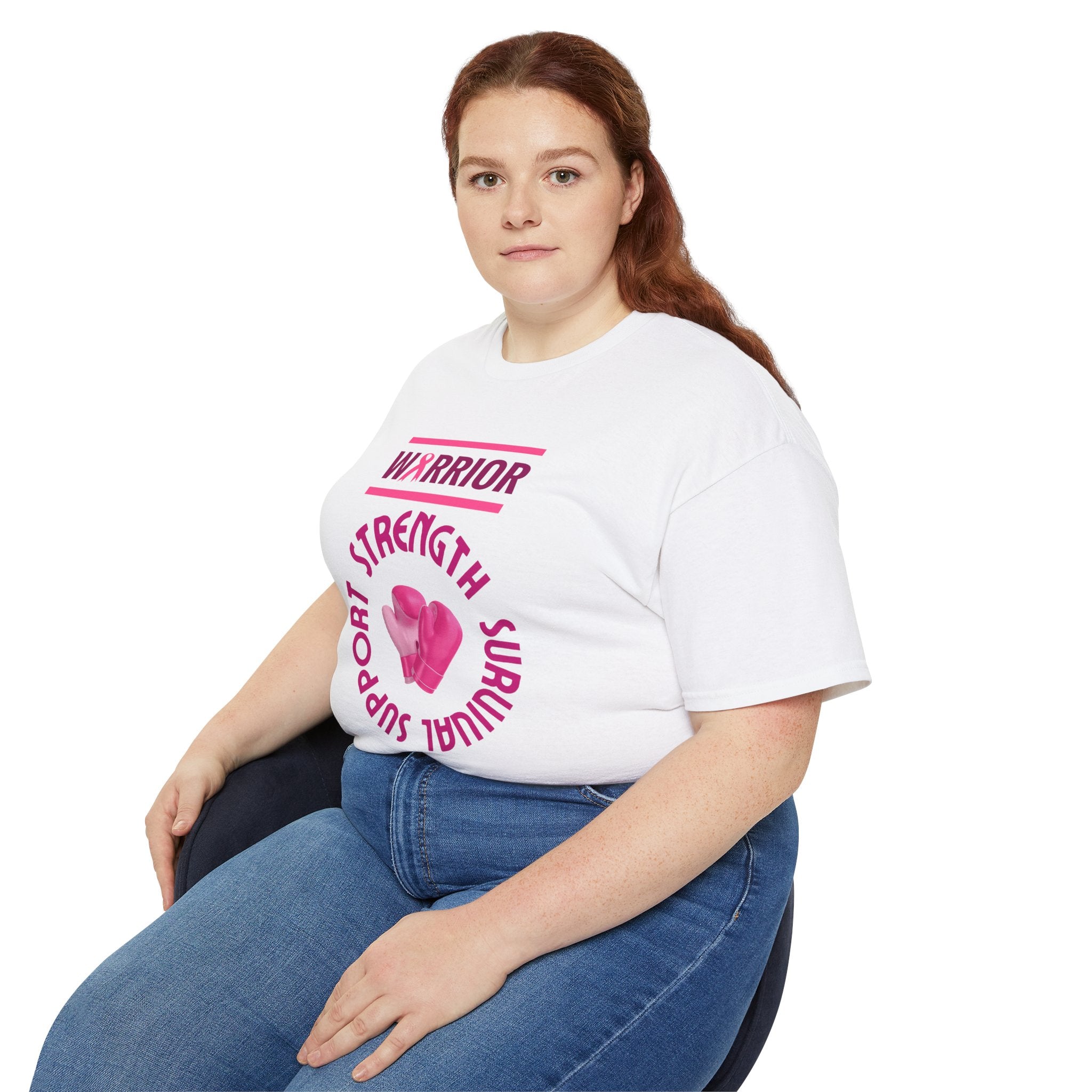 Breast Cancer Warrior T-Shirt — Support Strength Survival Tee