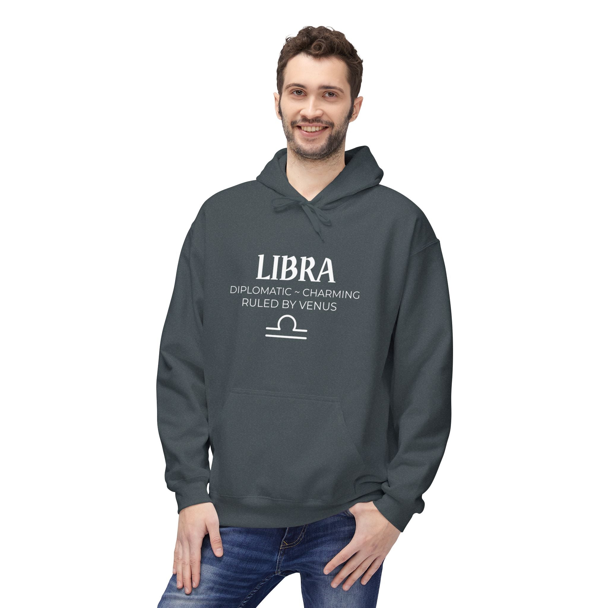 Libra Cozy Midweight Fleece for Astrology Lovers
