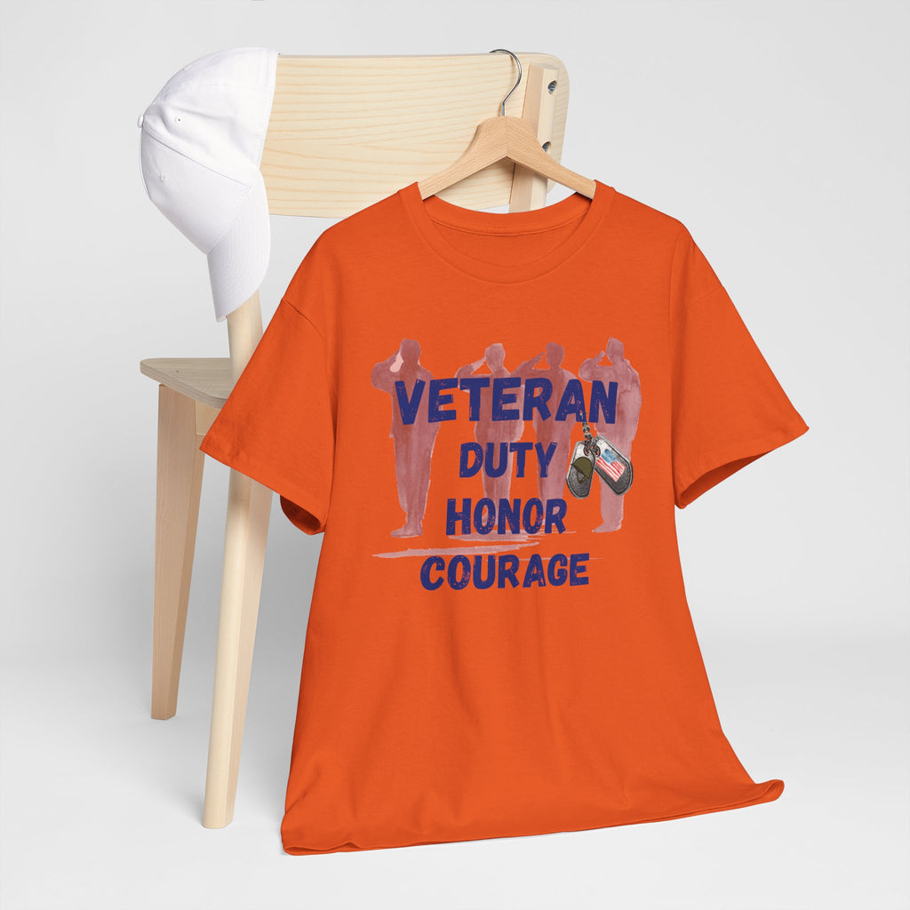 Veteran Duty Honor Courage T-Shirt – Military Tribute Tee