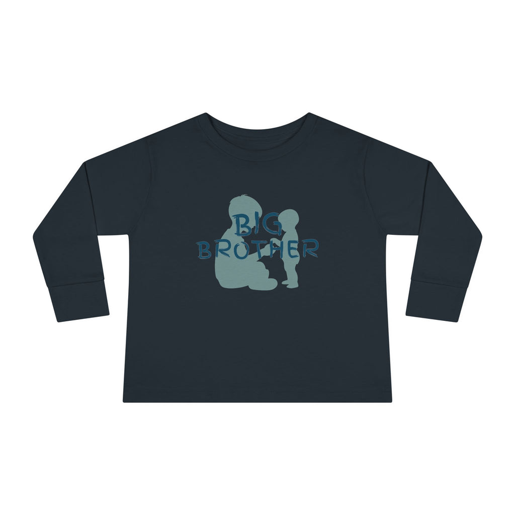 Big Bro Toddler Long Sleeve Tee — Cute Sibling Announcement Shirt