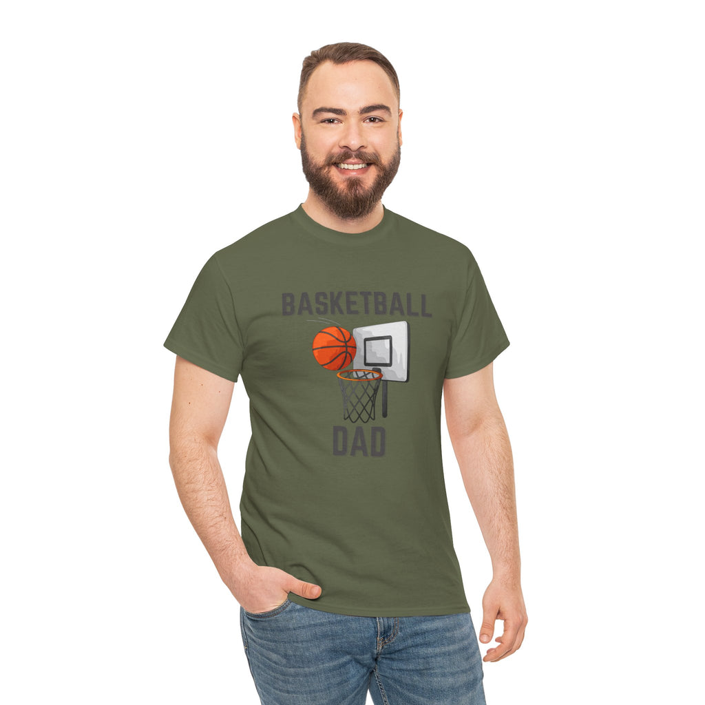 Basketball Dad T-Shirt — Dad Gift, Basketball Coach & Game Day Tee