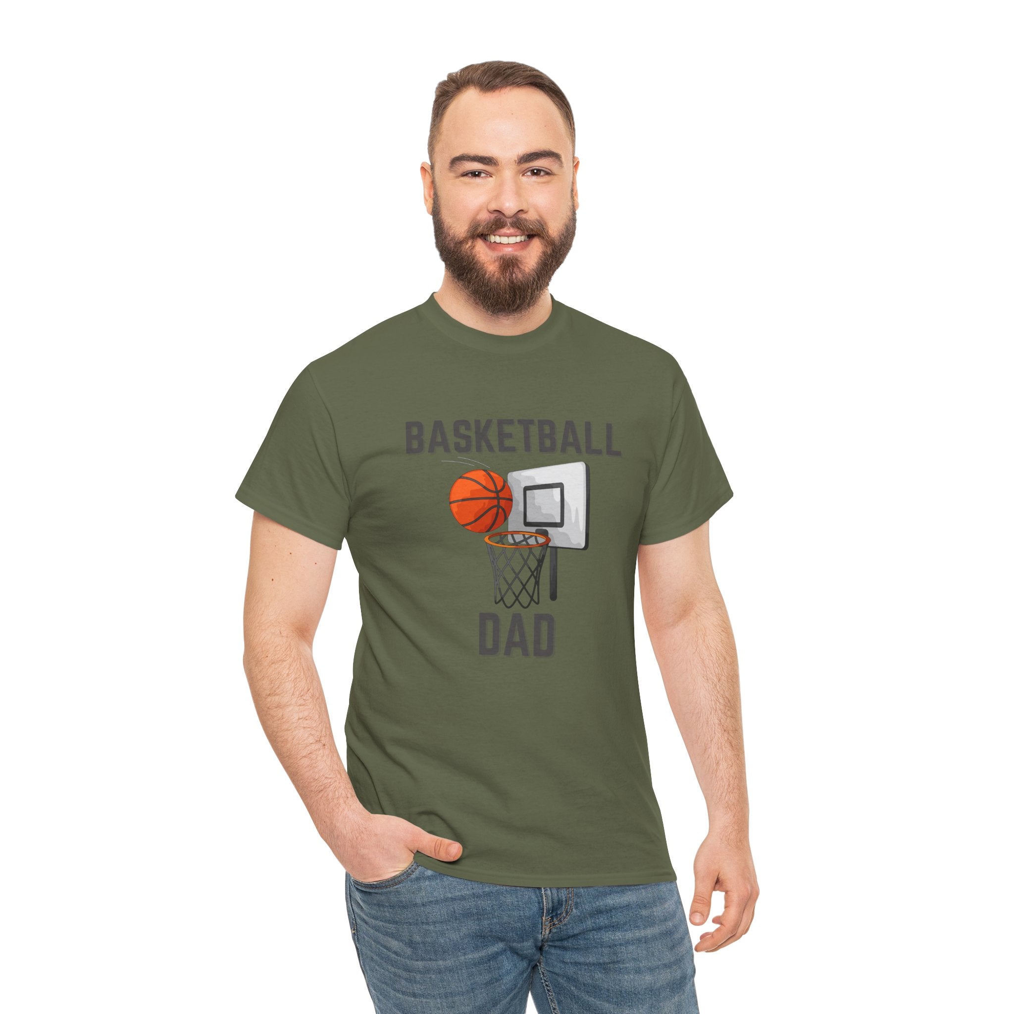 Basketball Dad T-Shirt — Dad Gift, Basketball Coach & Game Day Tee