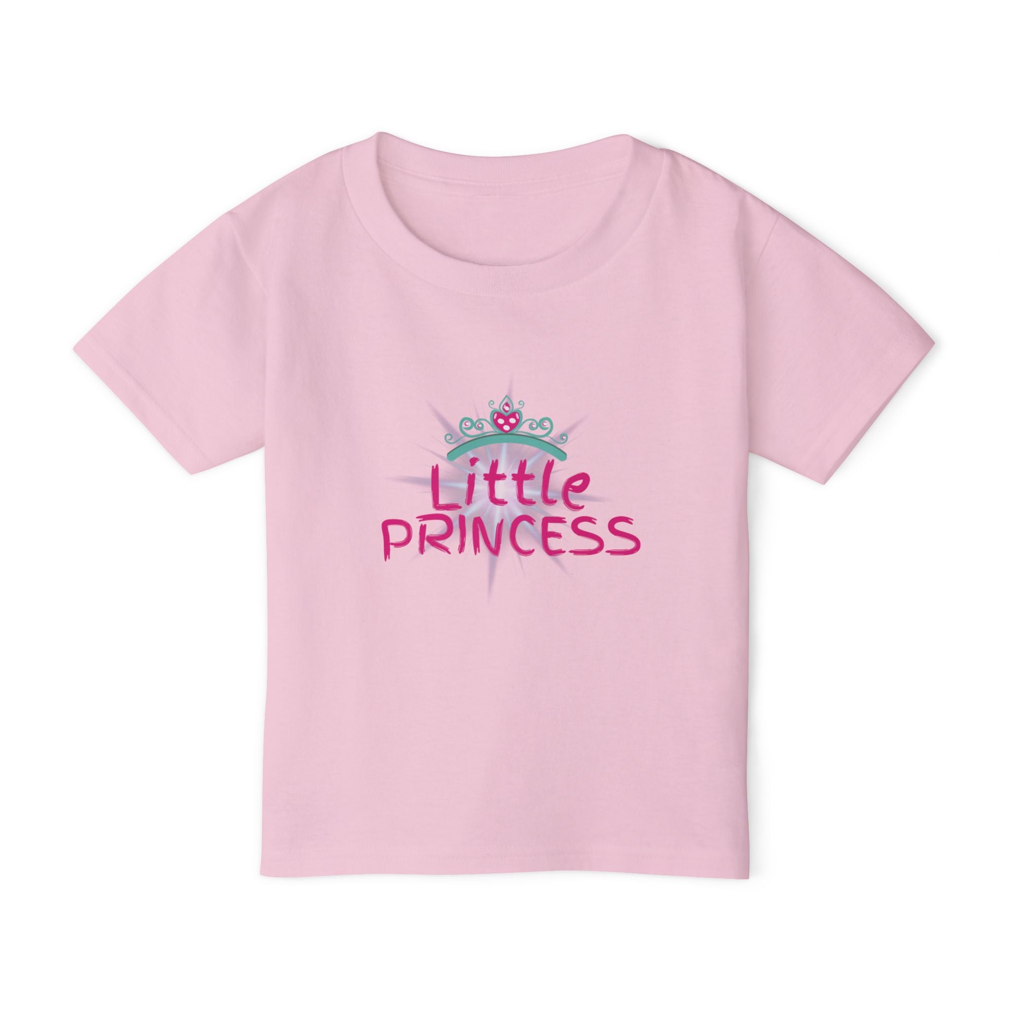 Little Princess Toddler T‑Shirt – Pink Tiara Tee for Baby Girls
