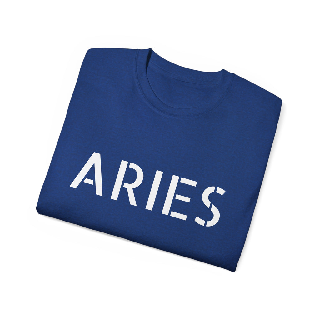 Aries Zodiac Unisex Ultra Cotton Tee - Astrology Apparel
