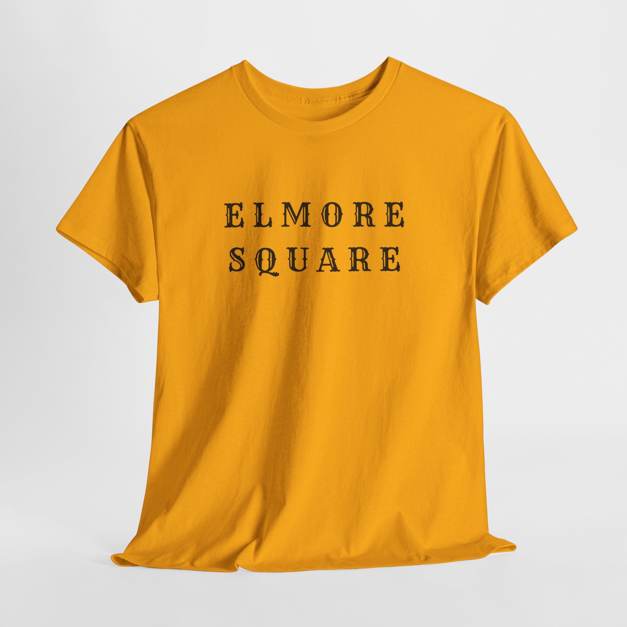 Elmore Square Vintage Text T-Shirt