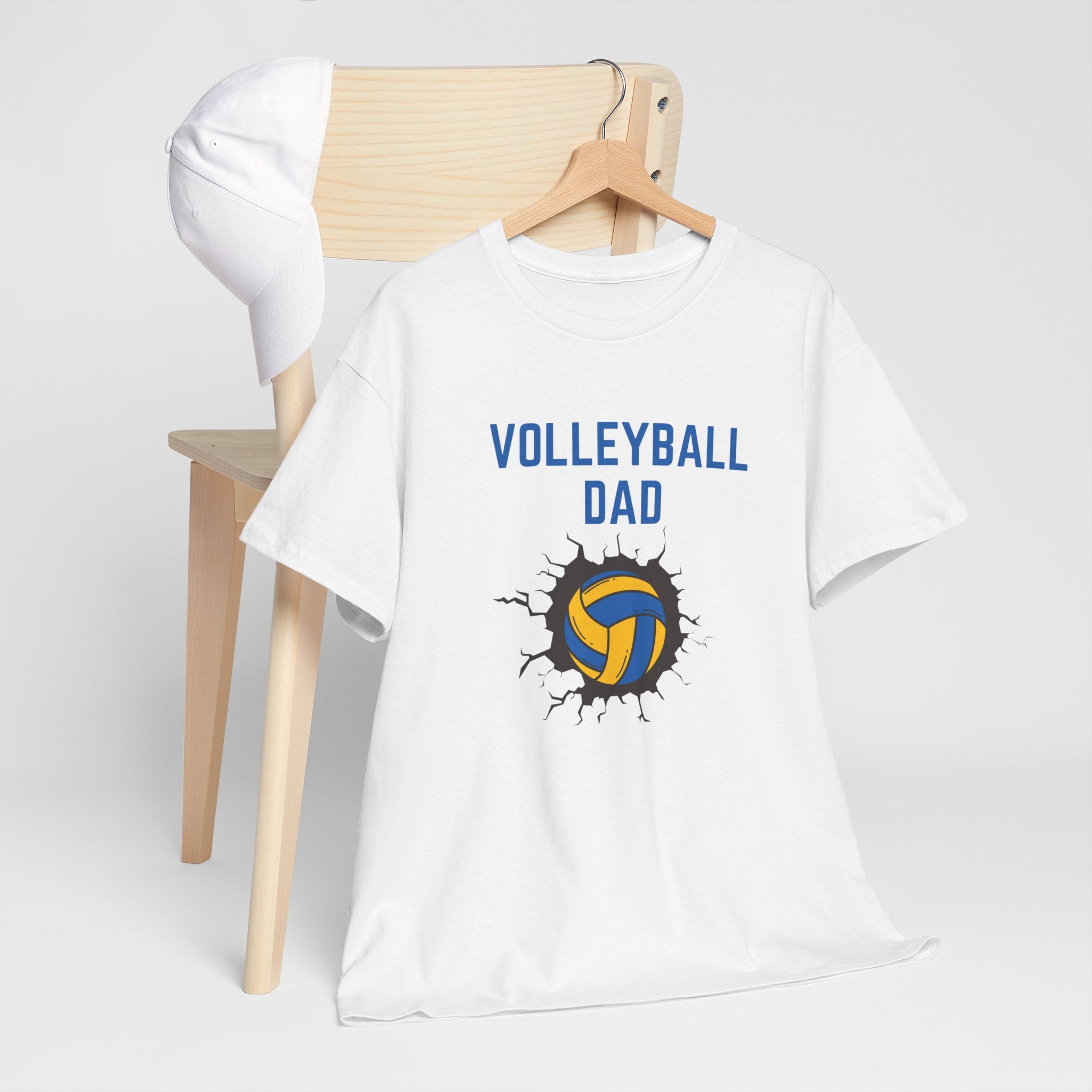 Volleyball Dad T-Shirt — Dad Gift, Volleyball Player Support Tee