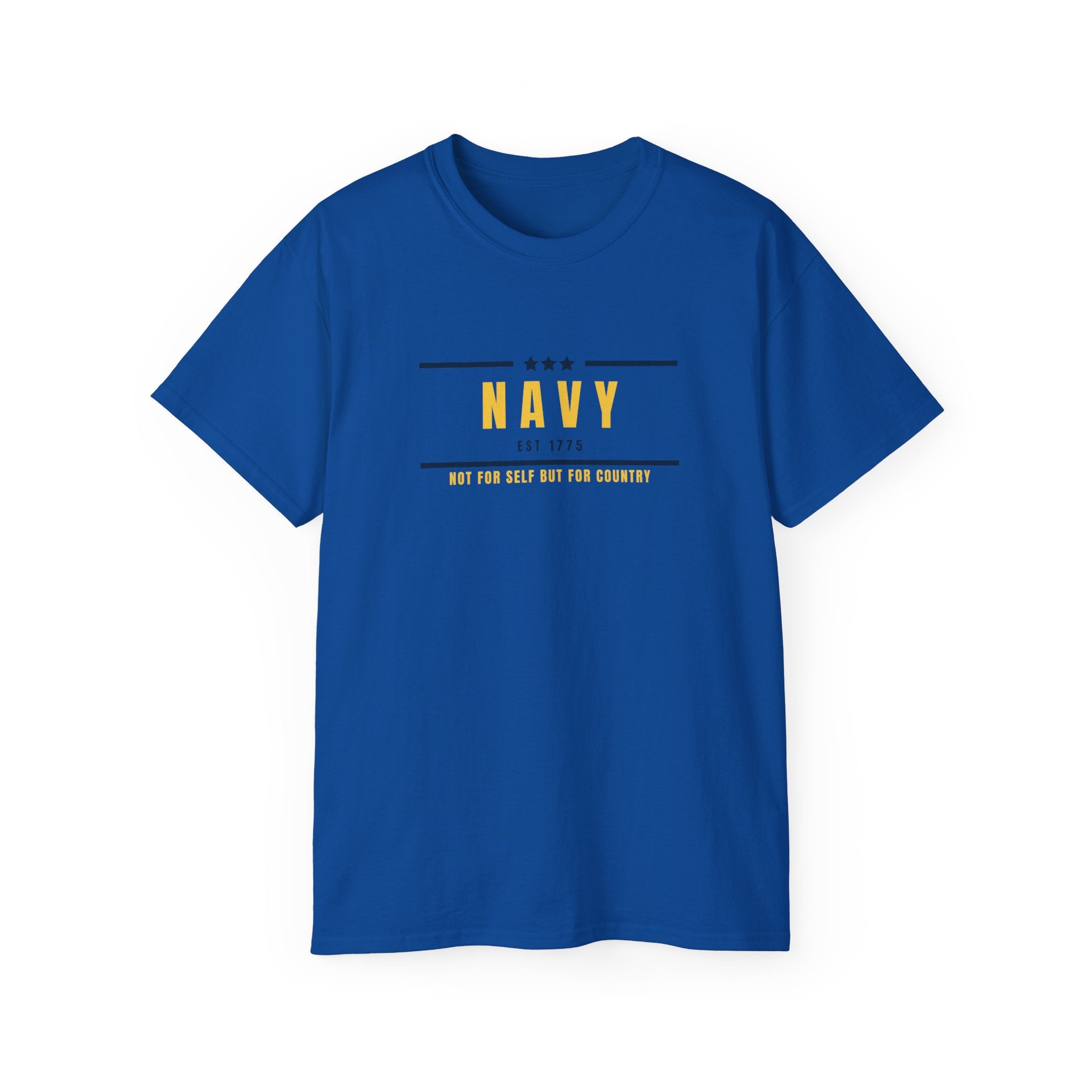 Navy Est. 1775 Military Graphic Tee — Veteran & Navy Support Shirt
