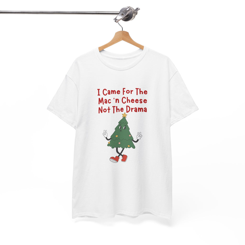 I Came for the Mac ’n Cheese Not the Drama Christmas Tree T-Shirt