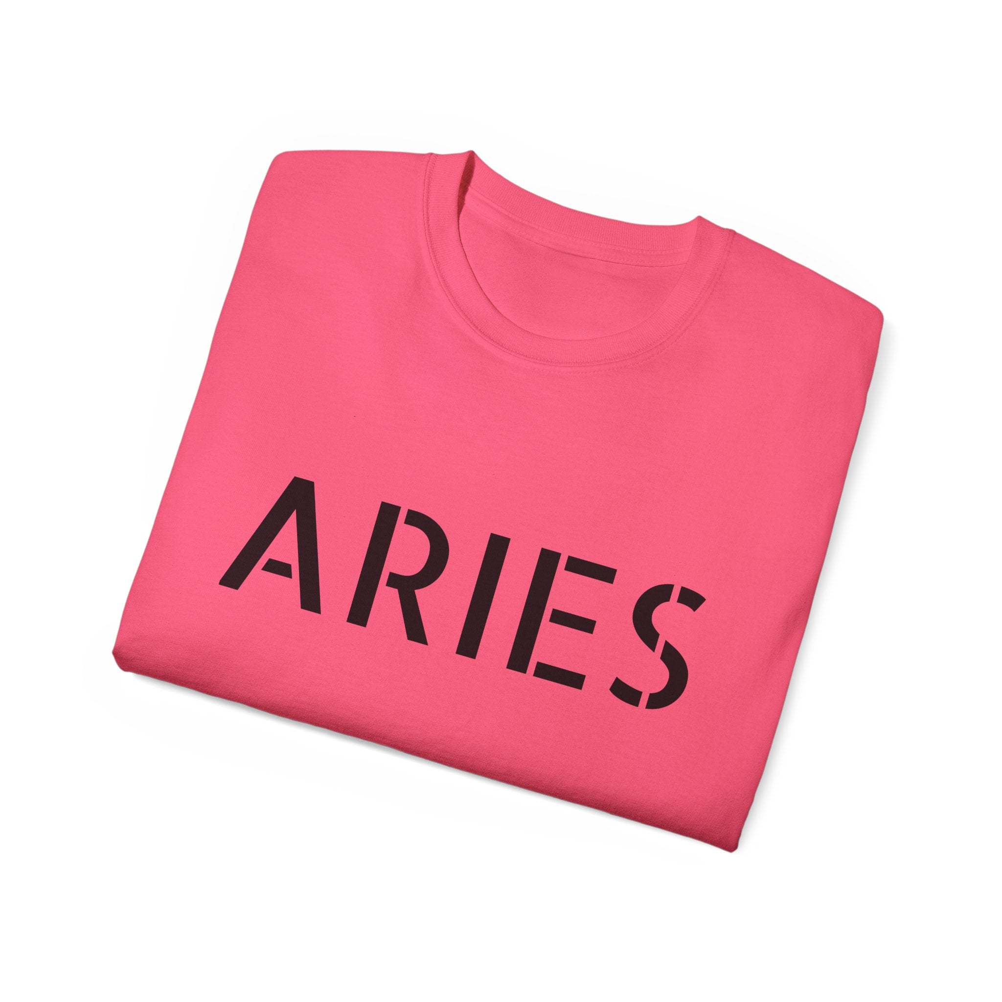 Aries Zodiac Unisex Ultra Cotton Tee - Astrology Apparel