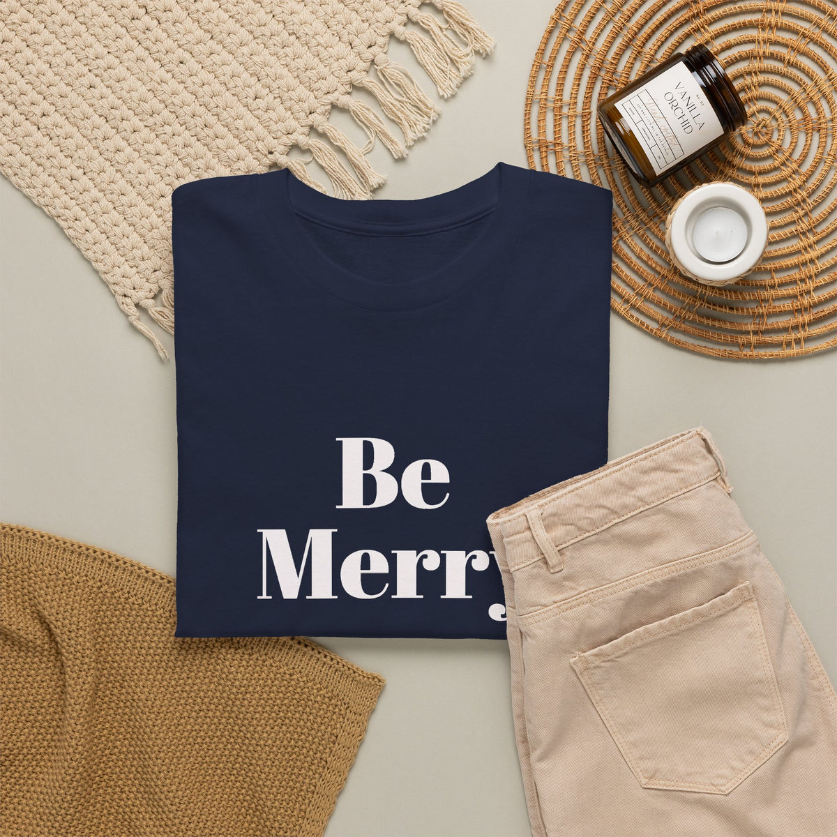 Be Merry DAMMIT! Christmas Humor T-Shirt