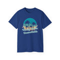 Vacation Mode Tee — Retro Palm Beach Sunset Graphic T-Shirt