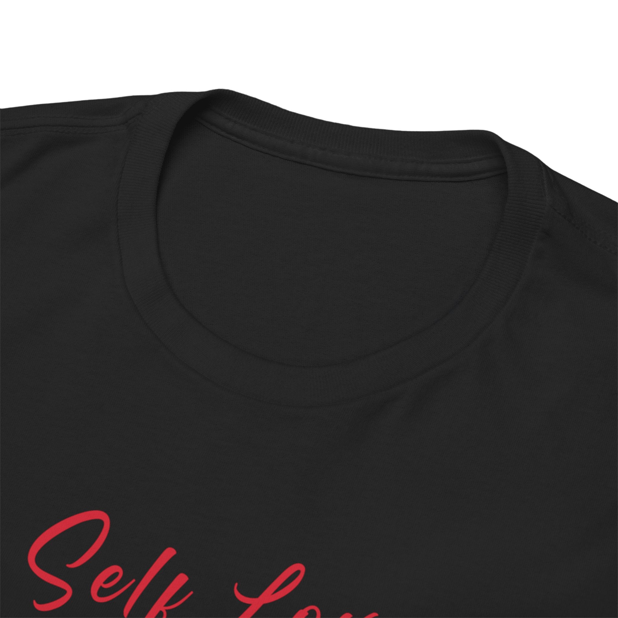 T-Shirt — "Self Love Is The Real Flex" Romantic Couple Graphic Tee