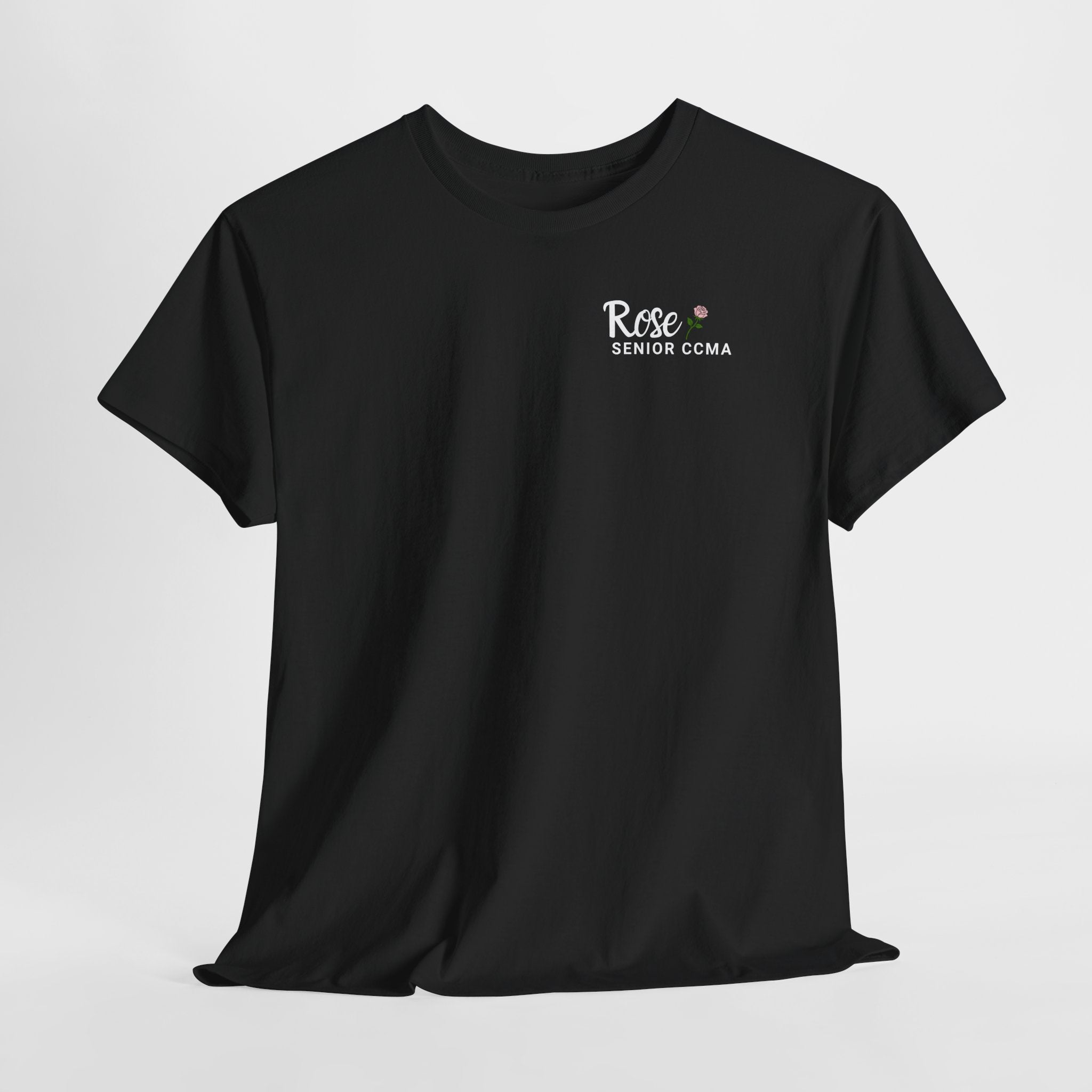 Senior CCMA Rose T‑Shirt — Rose Chest Logo