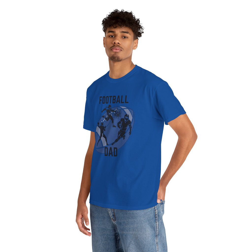 Football Dad T-Shirt – Proud Sideline Tee for Dad