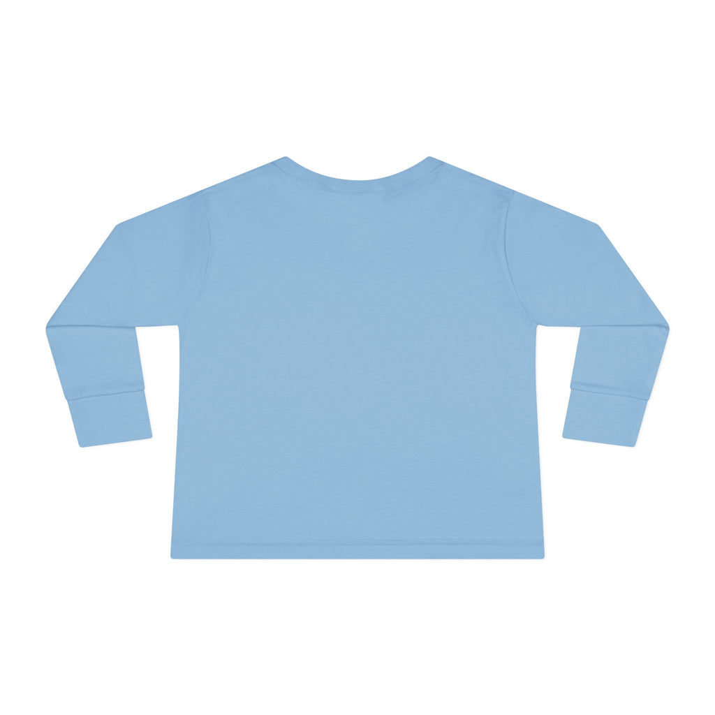 My smile keeps me out of trouble Toddler Long Sleeve Tee