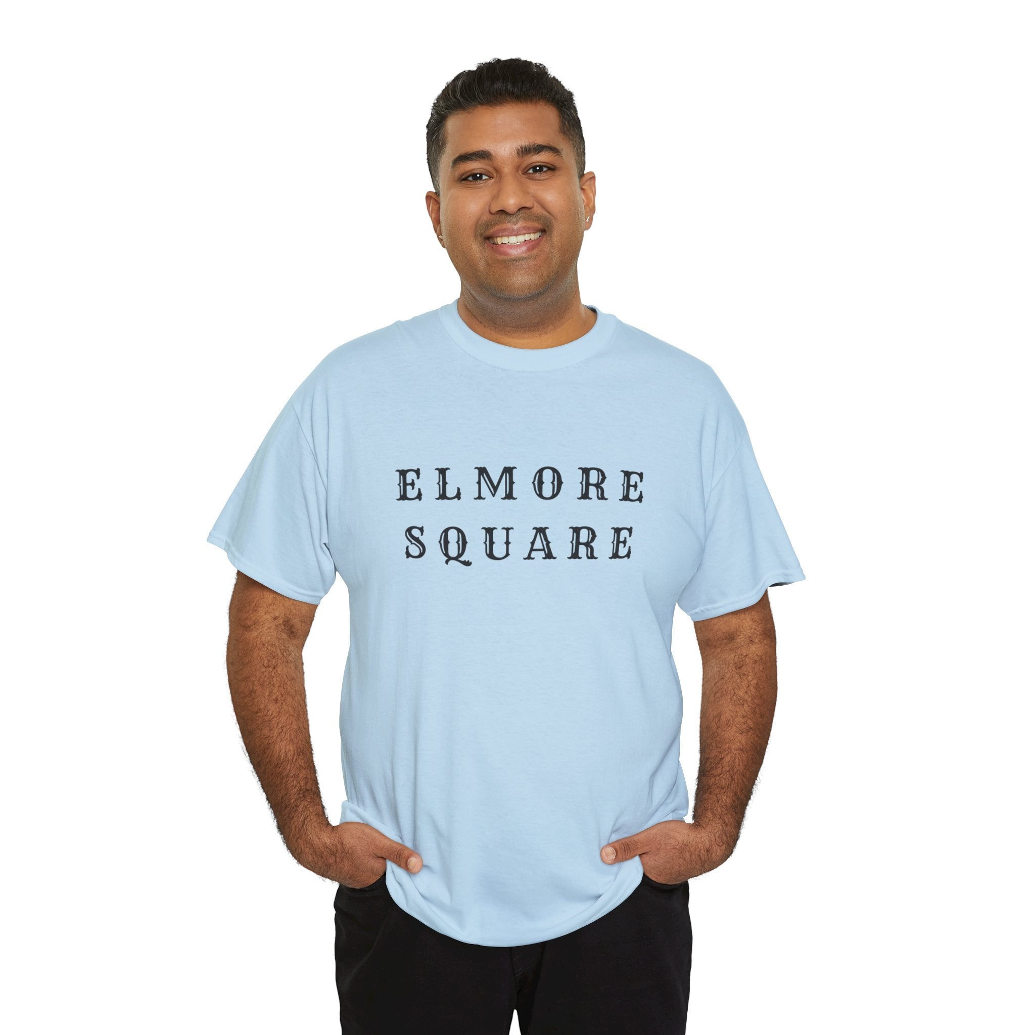 Elmore Square Vintage Text T-Shirt