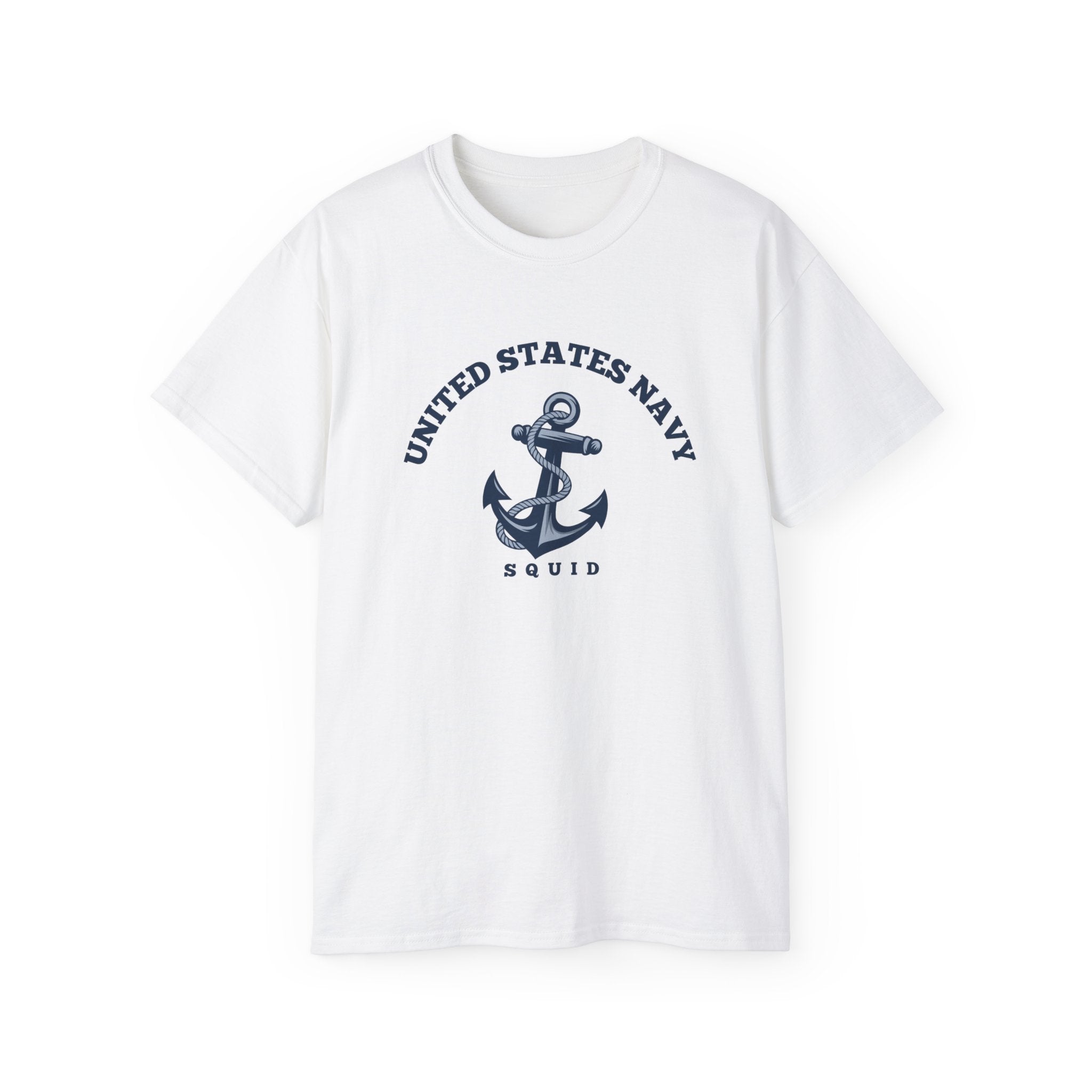 United States Navy Anchor Tee — "Squid" Graphic Cotton T-Shirt
