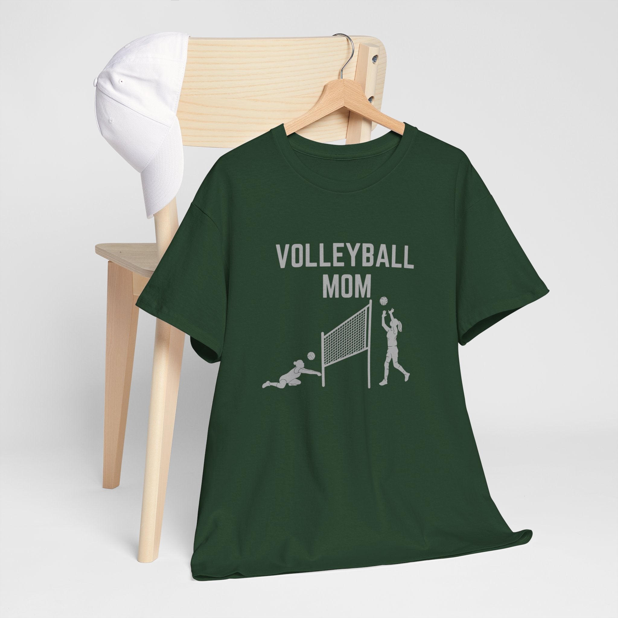 Volleyball Mom T-Shirt — Graphic Volleyball Mom Tee for Game Day
