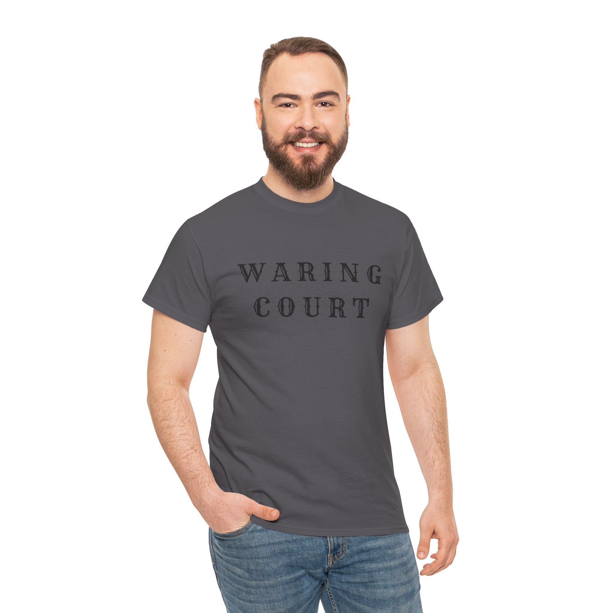 Waring Court Vintage Lettering T‑Shirt