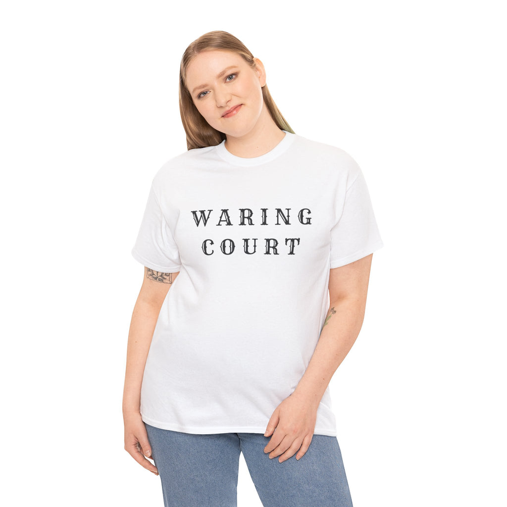 Waring Court Vintage Lettering T‑Shirt