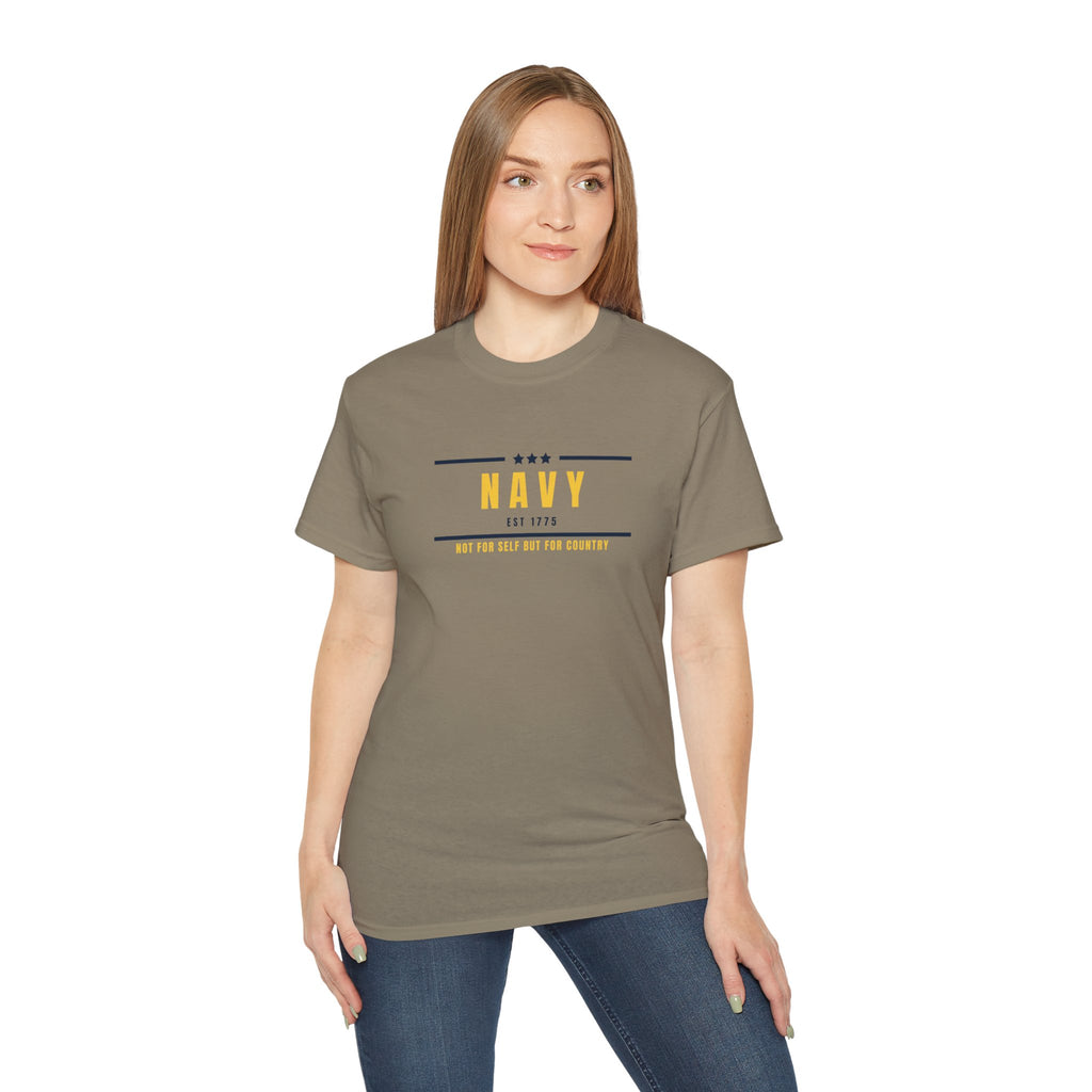 Navy Est. 1775 Military Graphic Tee — Veteran & Navy Support Shirt