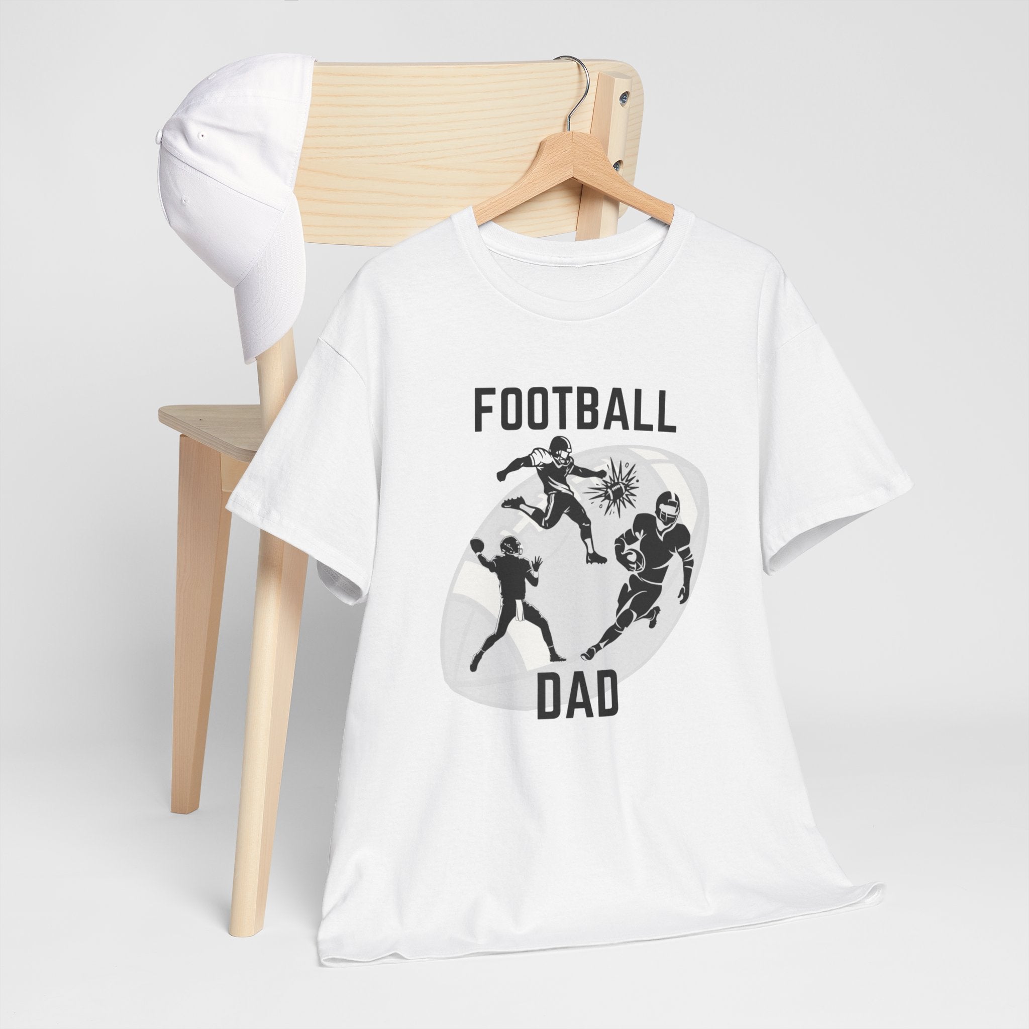 Football Dad T-Shirt – Proud Sideline Tee for Dad