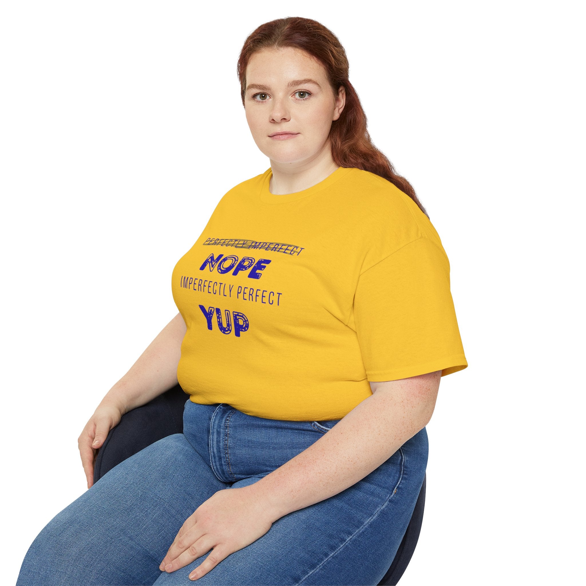 Nope Yup Tee — "Imperfectly Perfect" Graphic T-Shirt