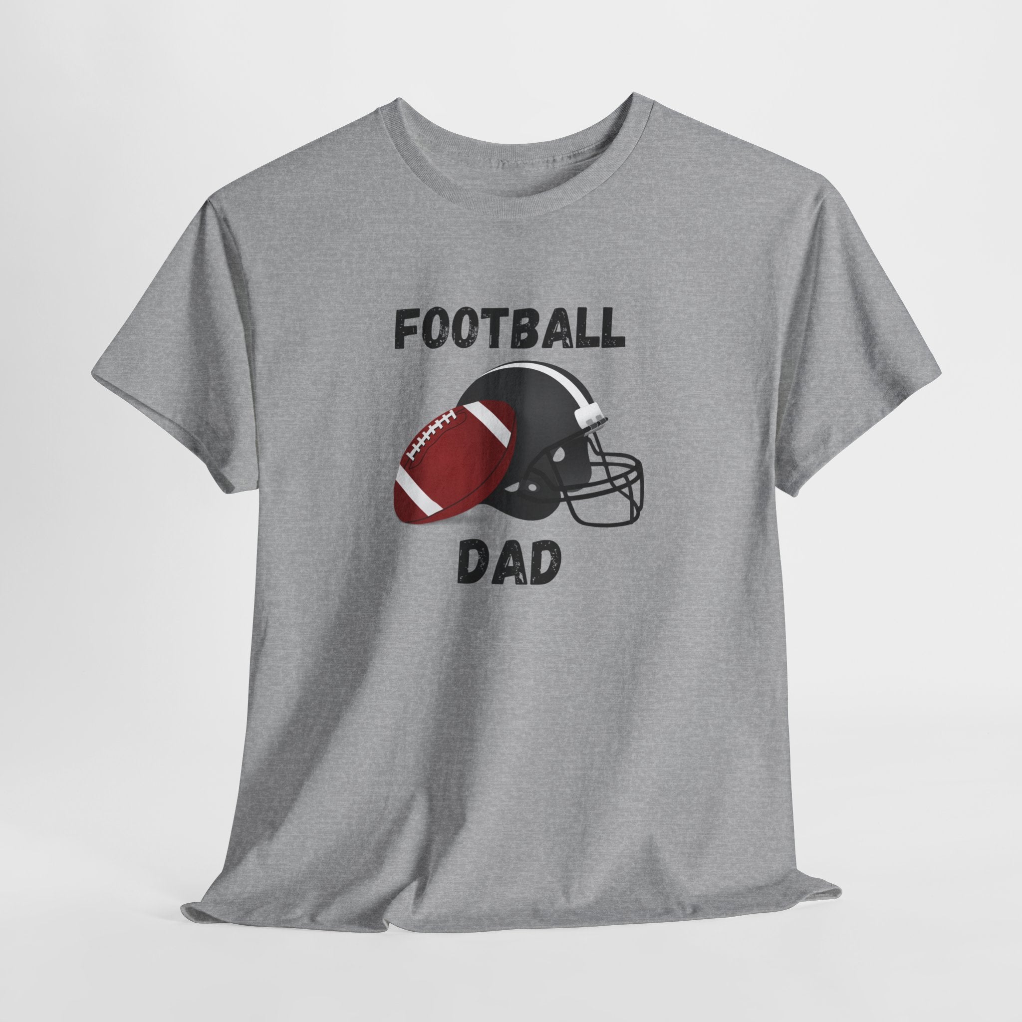 Football Dad T-Shirt — Classic Football & Helmet Tee for Proud Dads