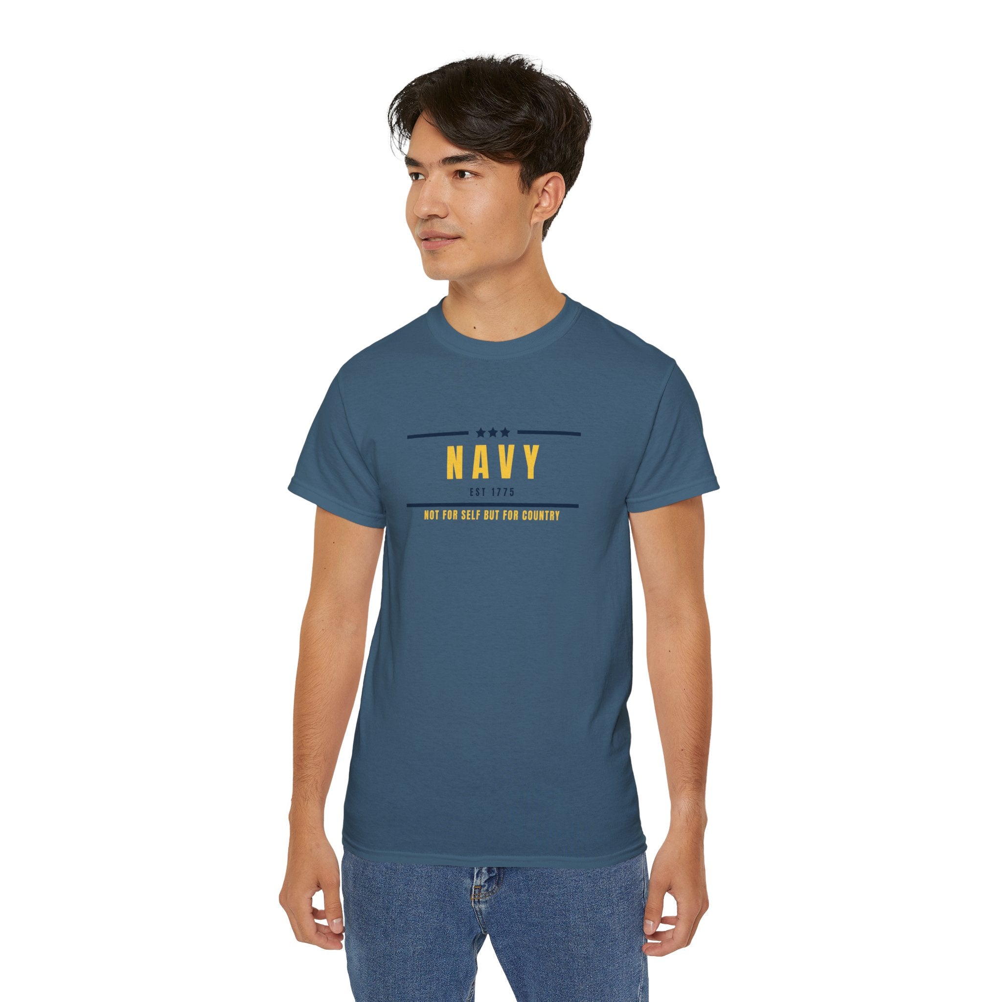 Navy Est. 1775 Military Graphic Tee — Veteran & Navy Support Shirt