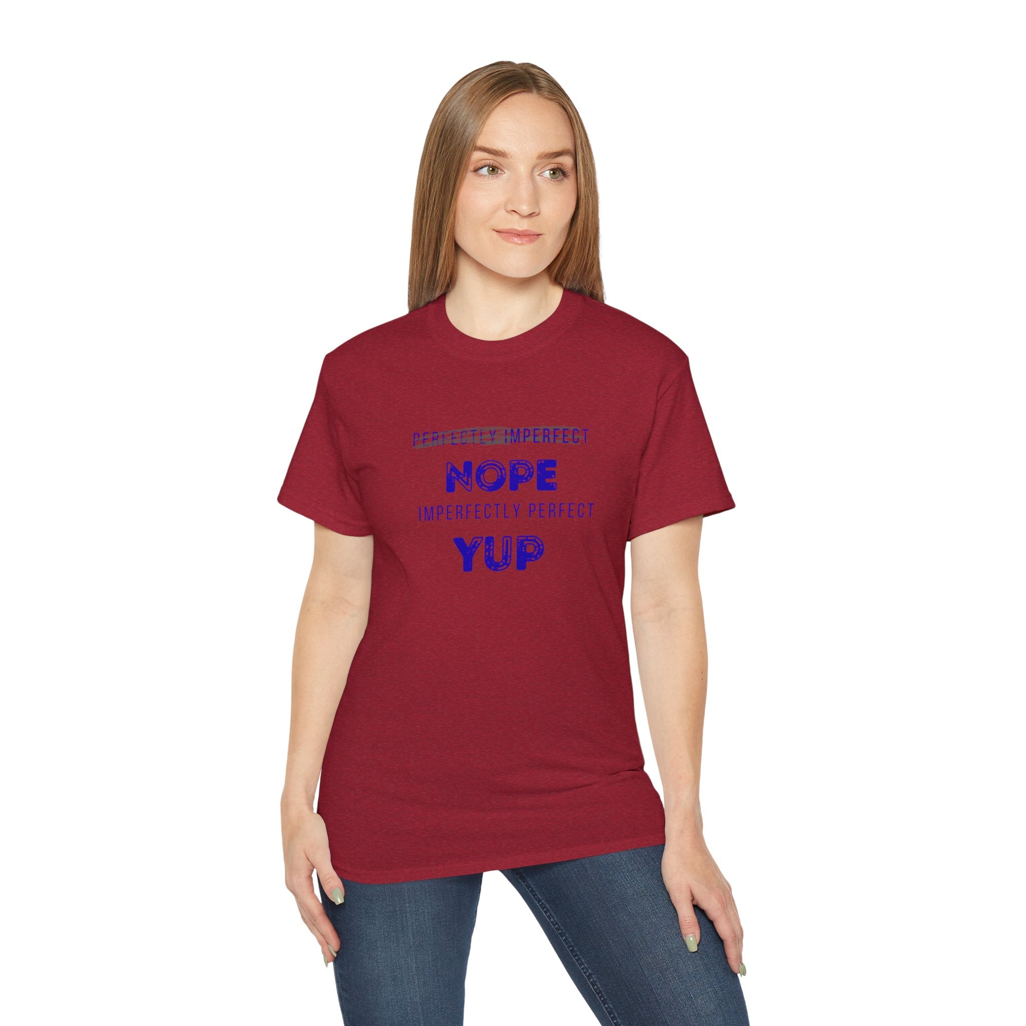 Nope Yup Tee — "Imperfectly Perfect" Graphic T-Shirt