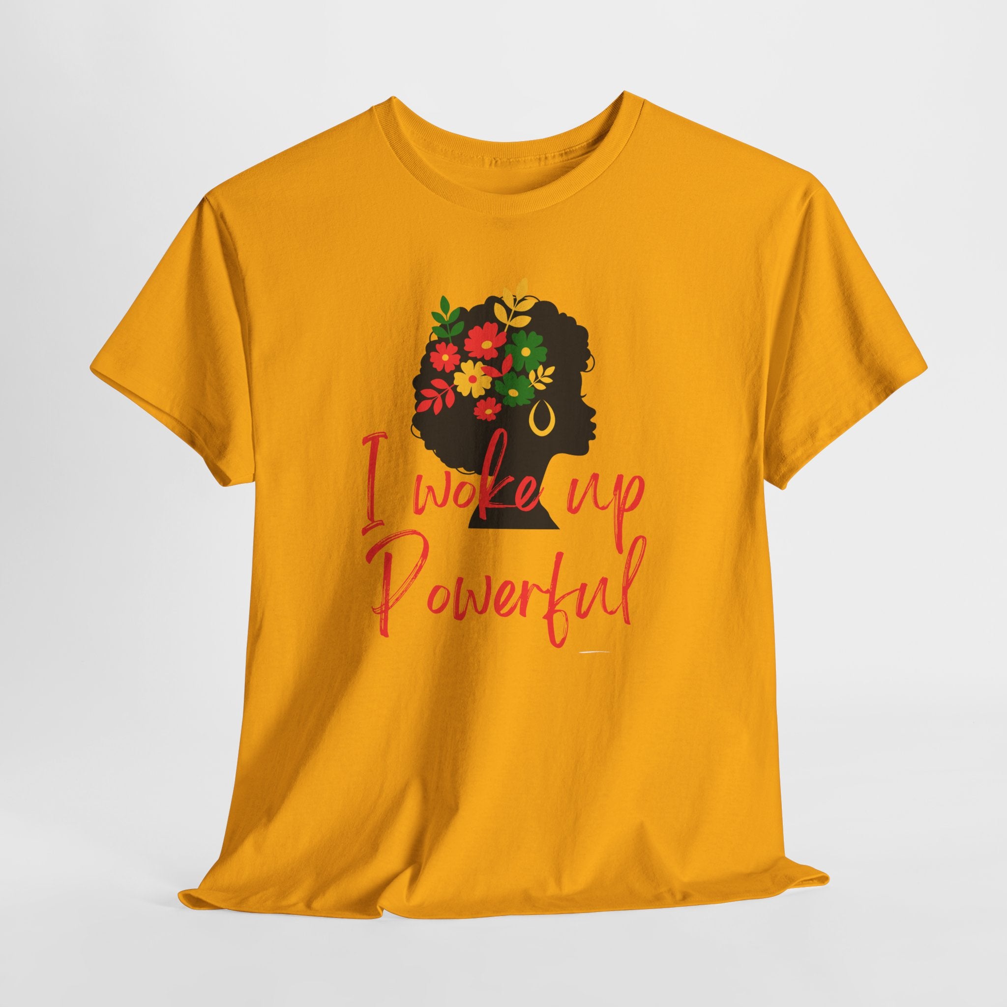 I Woke Up Peaceful" Minimal Line Art T-Shirt