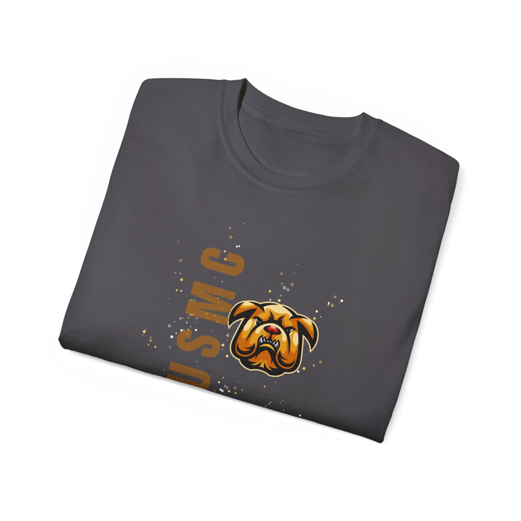 USMC Jarhead Bulldog T‑Shirt — Marine Corps Vertical Logo Tee